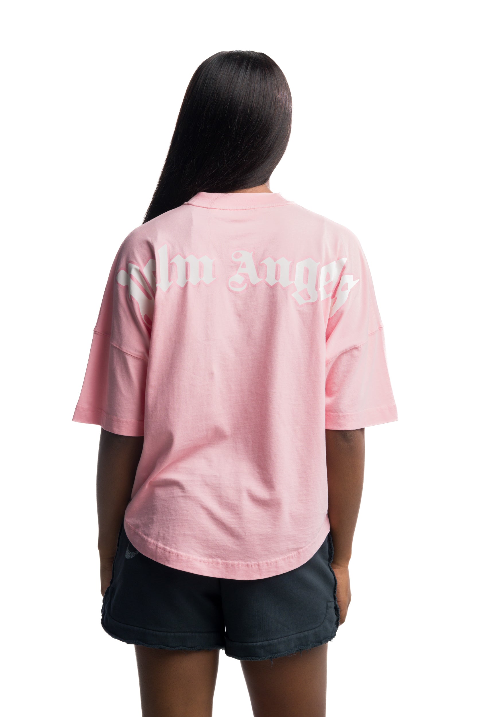 Palm Angels Ladies Outline Logo Over Tee | PWAA07CS26JER006-3003