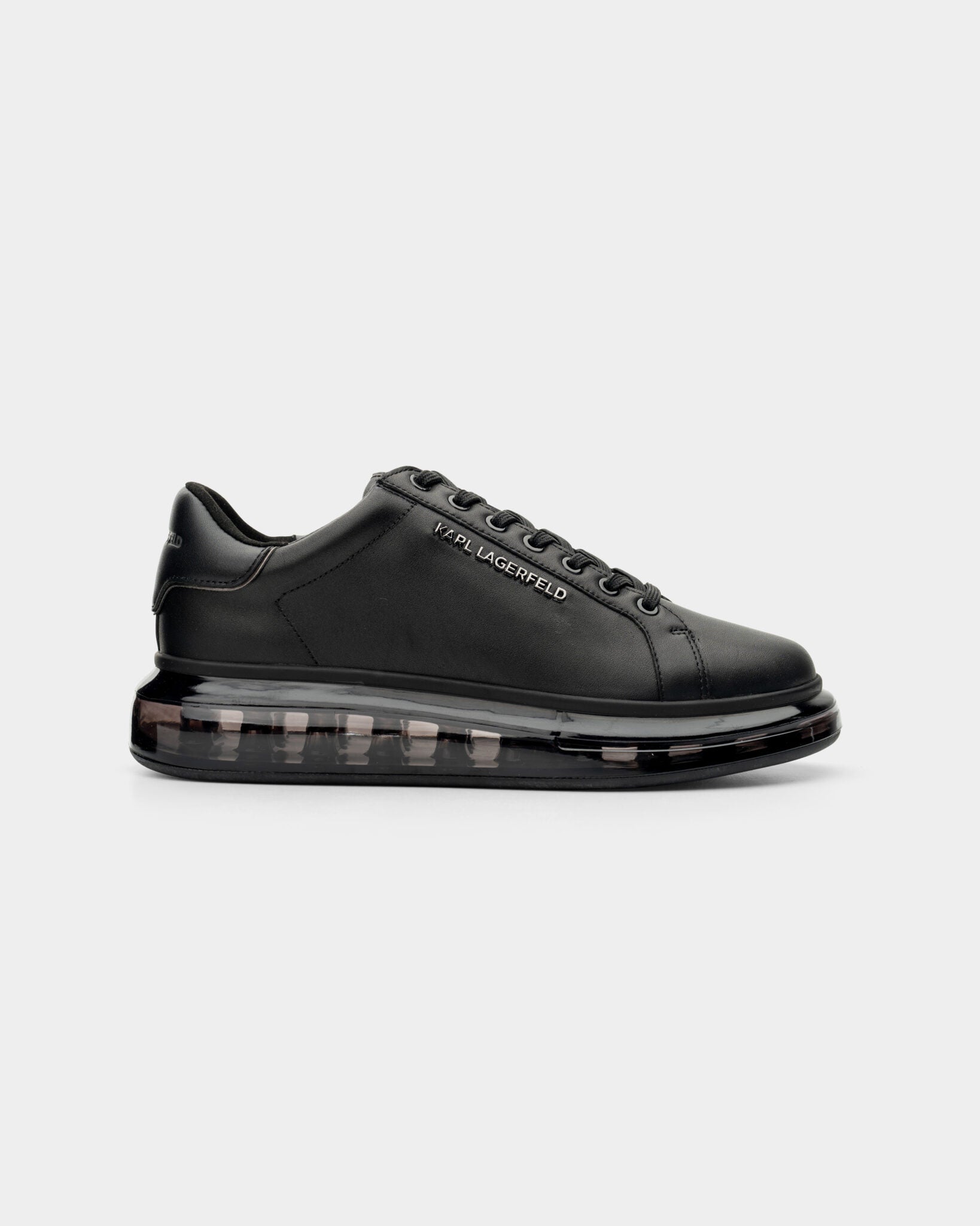 (Core) Karl Lagerfeld Man Sneaker Kapri Kushion Lo Lace Black Mono KL52625 00X