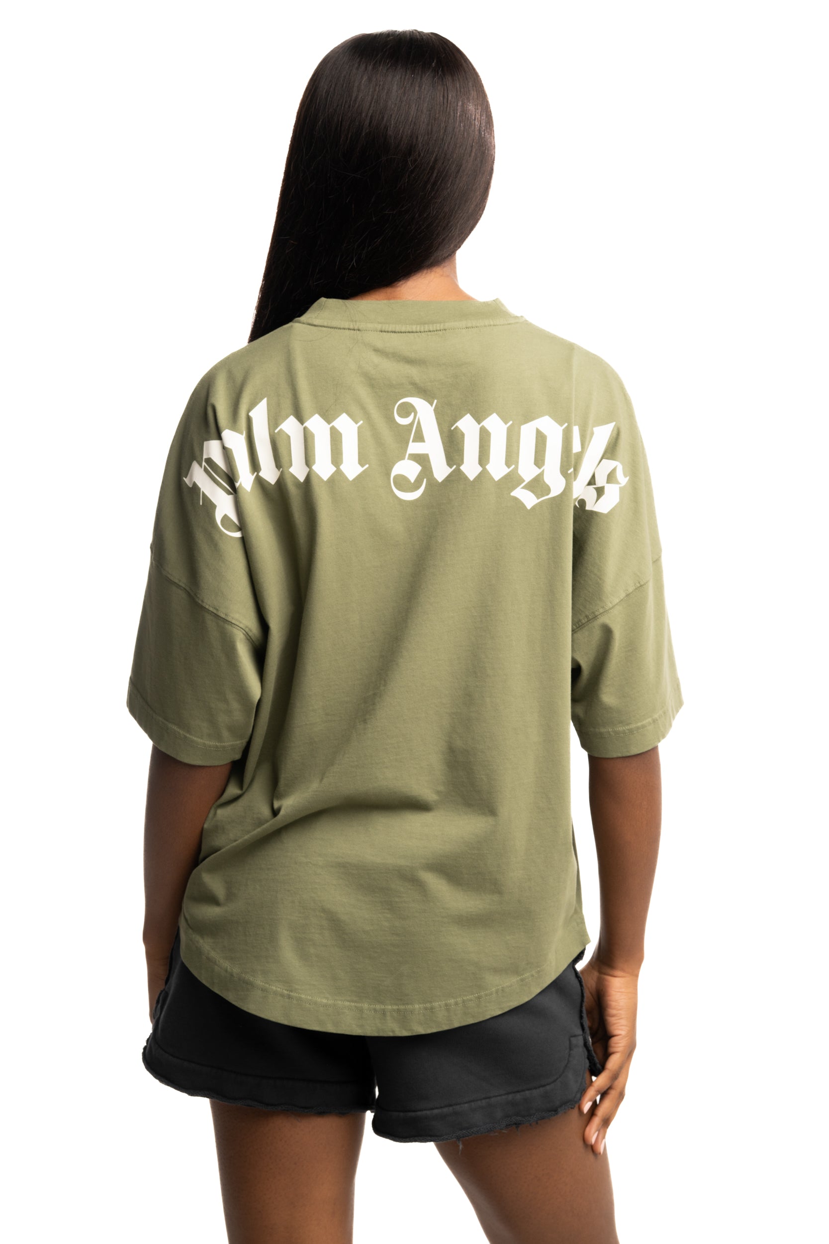 (Core) Palm Angels Ladies Over Logo Over Tee | PWAA07CS26JER003-5603