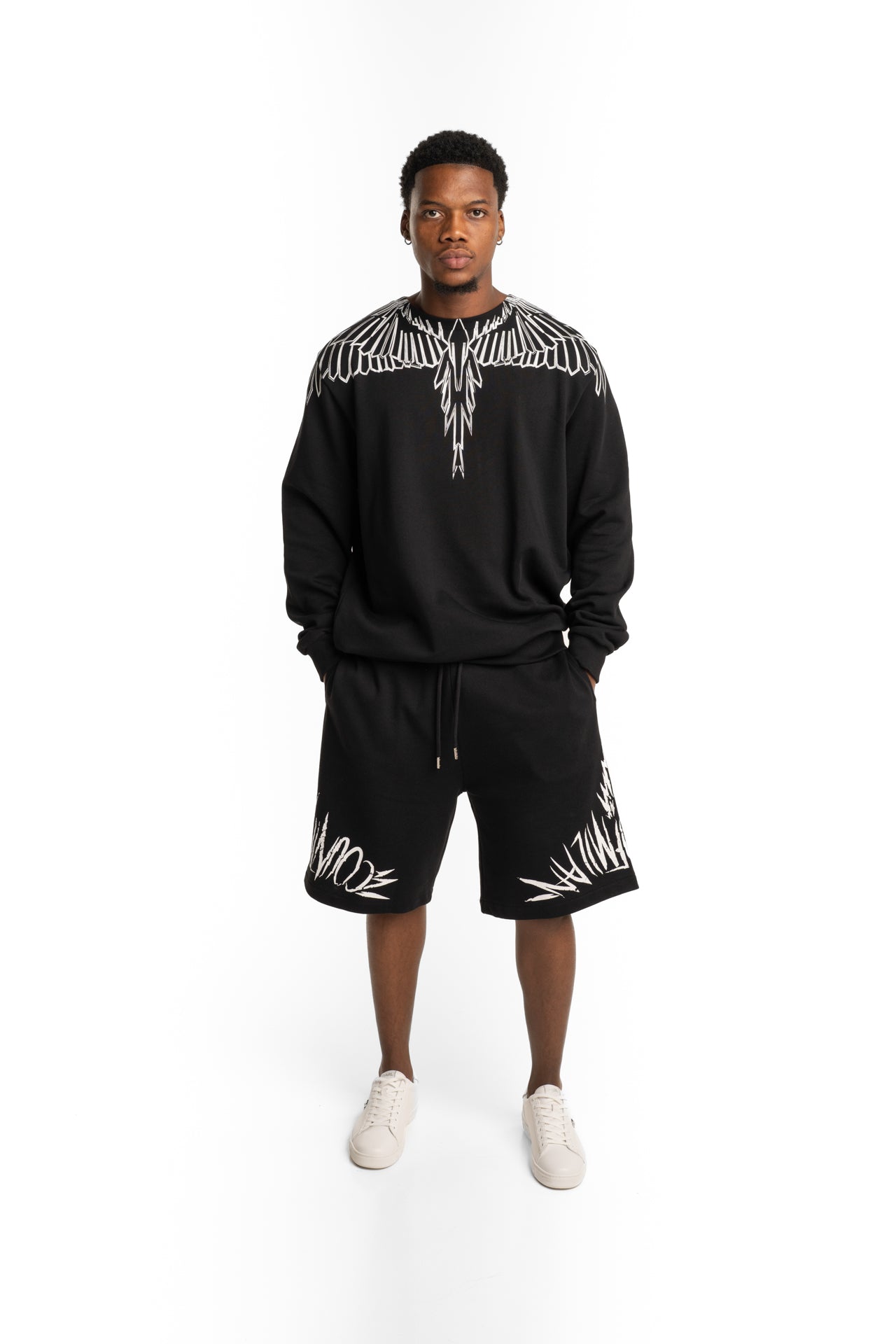 County of Milan Men's Sweatshorts Black | S6CMMABE005-110