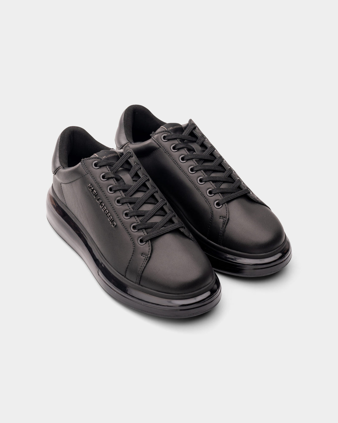(Core) Karl Lagerfeld Man Sneaker Kapri Kushion Lo Lace Black Mono KL52625 00X