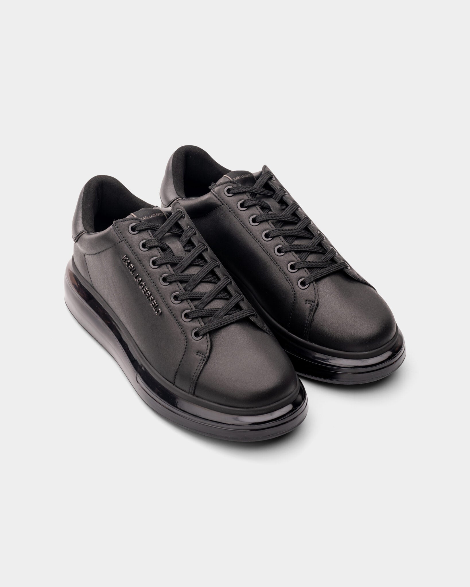 (Core) Karl Lagerfeld Man Sneaker Kapri Kushion Lo Lace Black Mono KL52625 00X