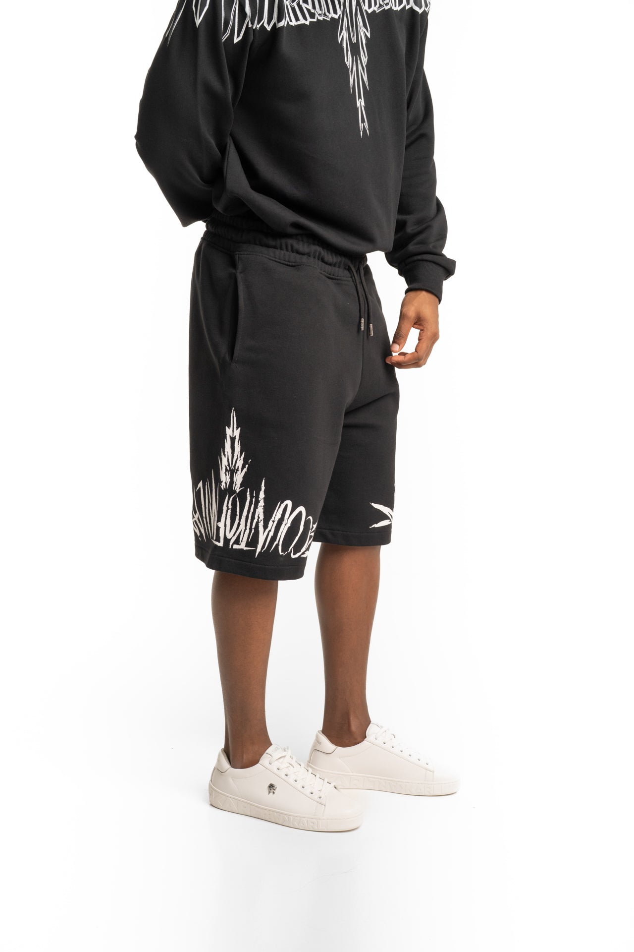County of Milan Men's Sweatshorts Black | S6CMMABE005-110