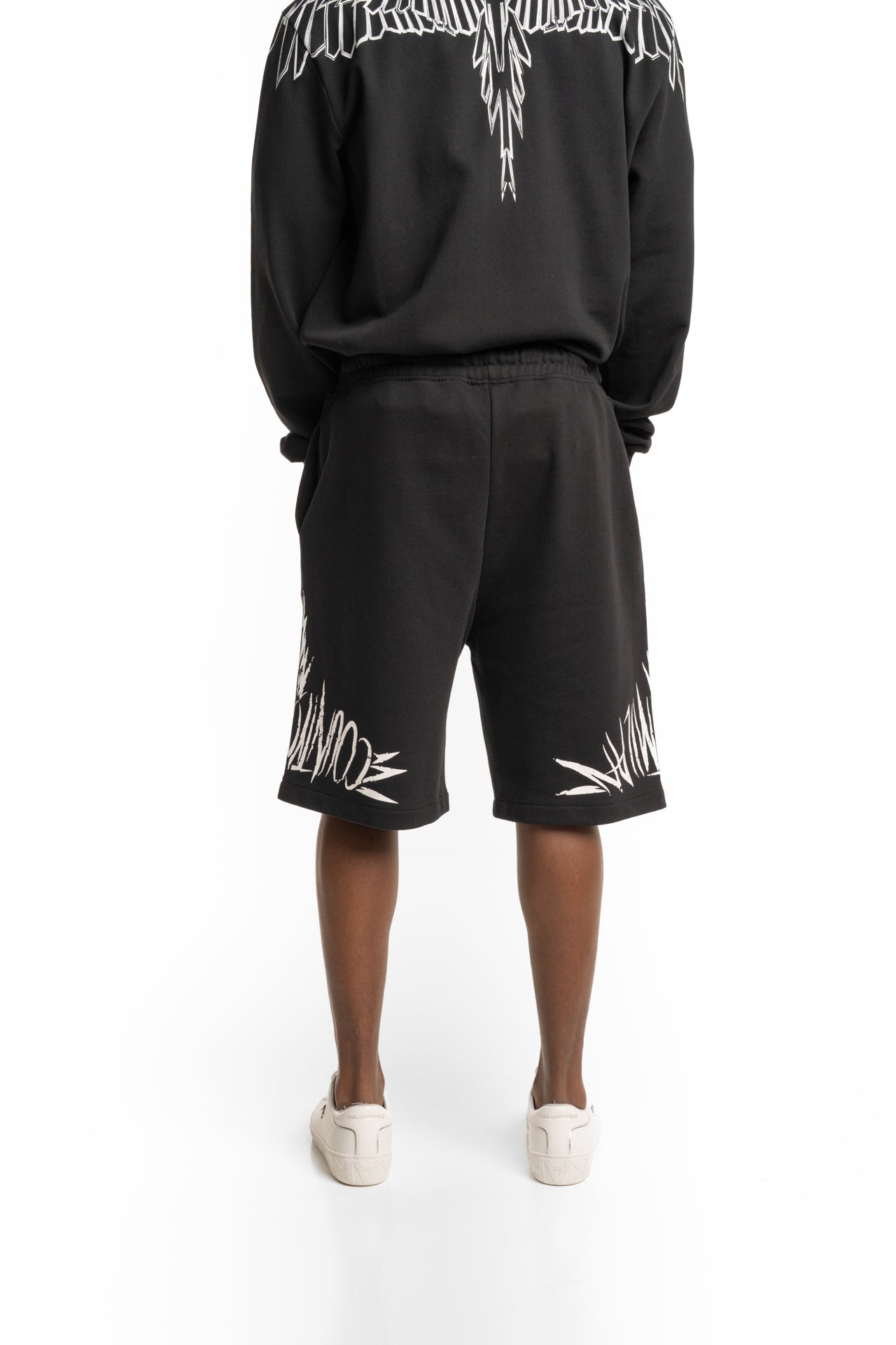 County of Milan Men's Sweatshorts Black | S6CMMABE005-110