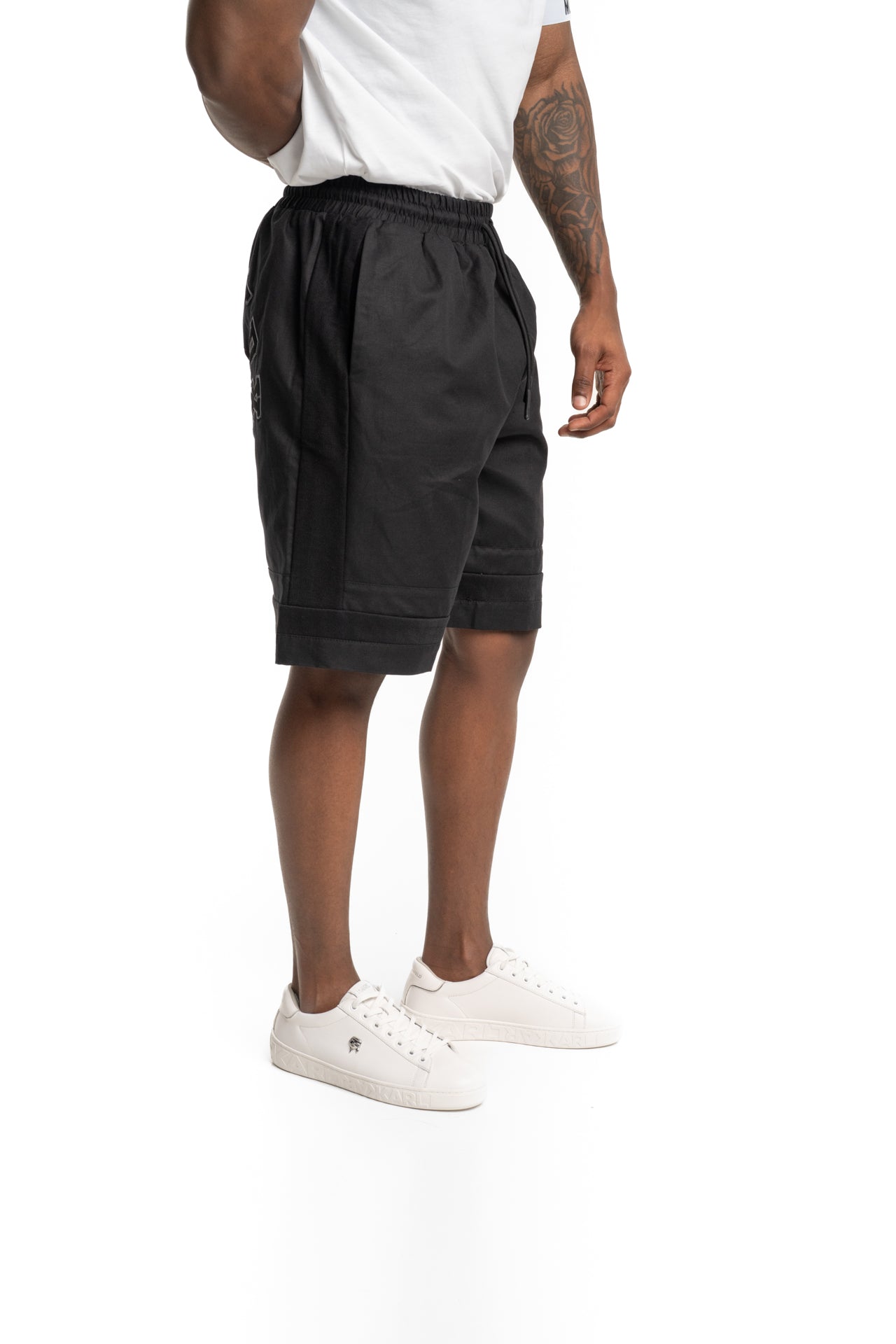 John Richmond Men's Listemi Bermuda | UMP26148BEHB-Black