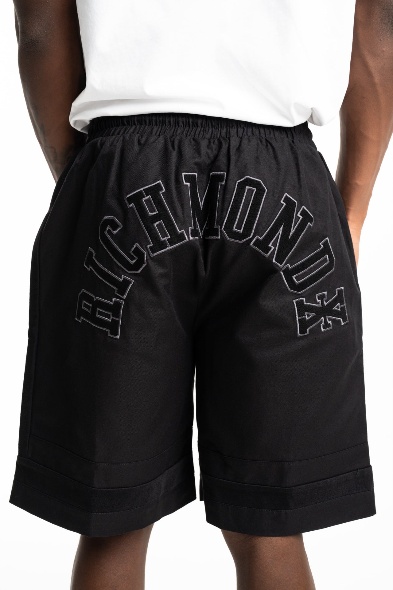John Richmond Men's Listemi Bermuda | UMP26148BEHB-Black