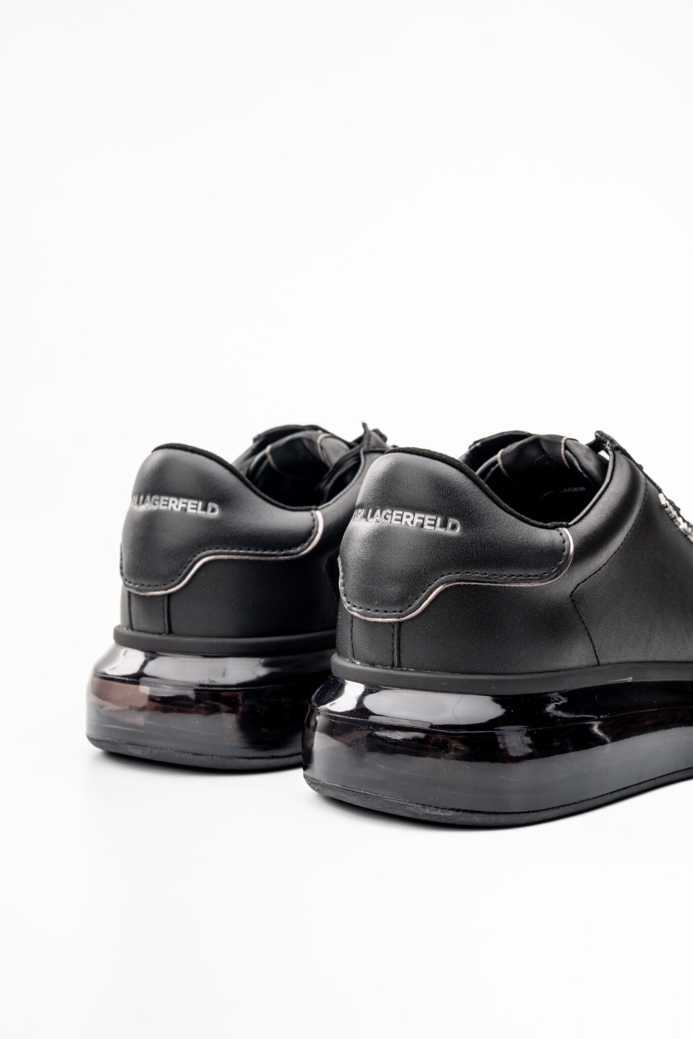(Core) Karl Lagerfeld Man Sneaker Kapri Kushion Lo Lace Black Mono KL52625 00X