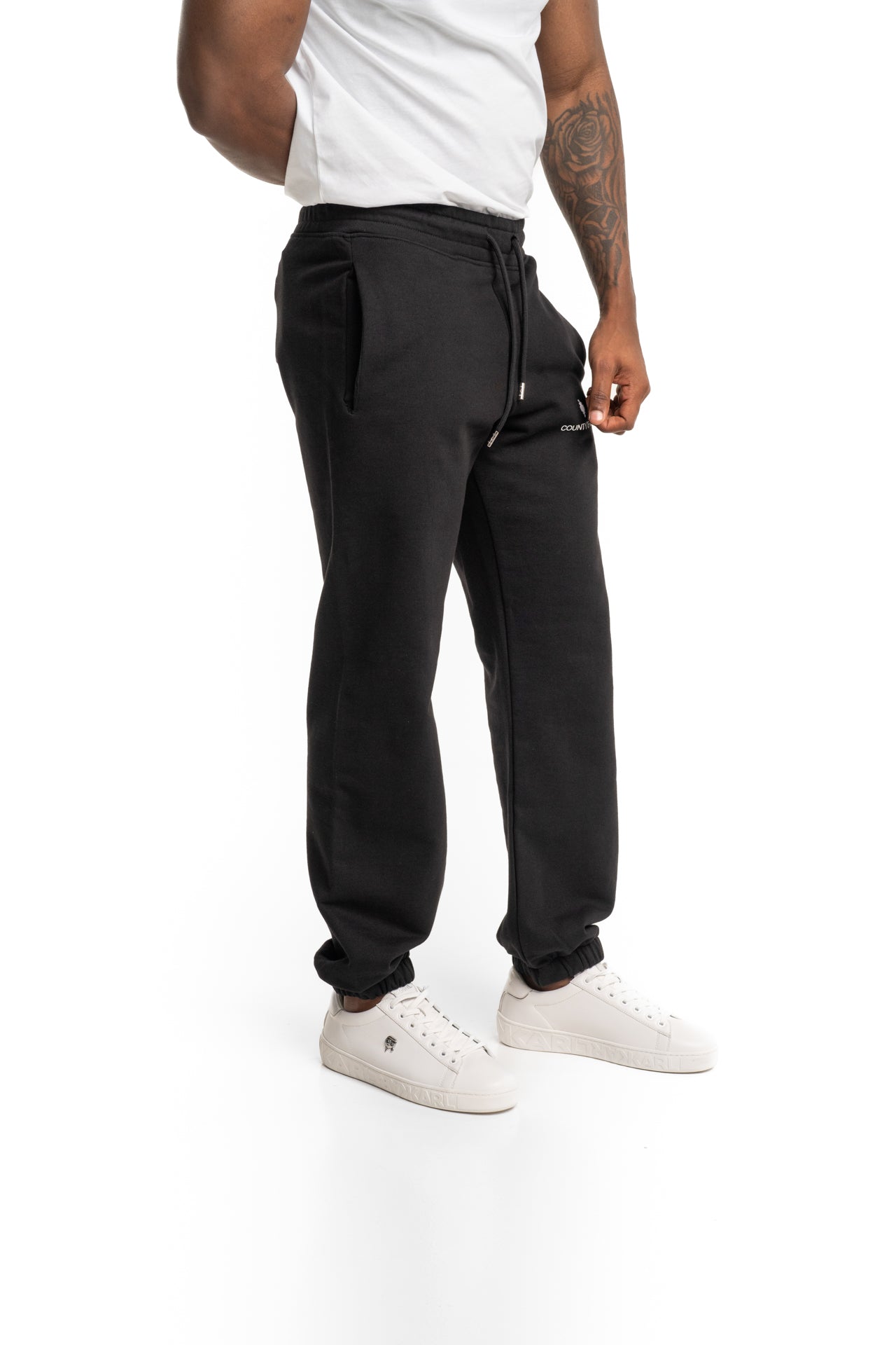 County of Milan Men's Sweatpants Black | S6CMMAFP091-110