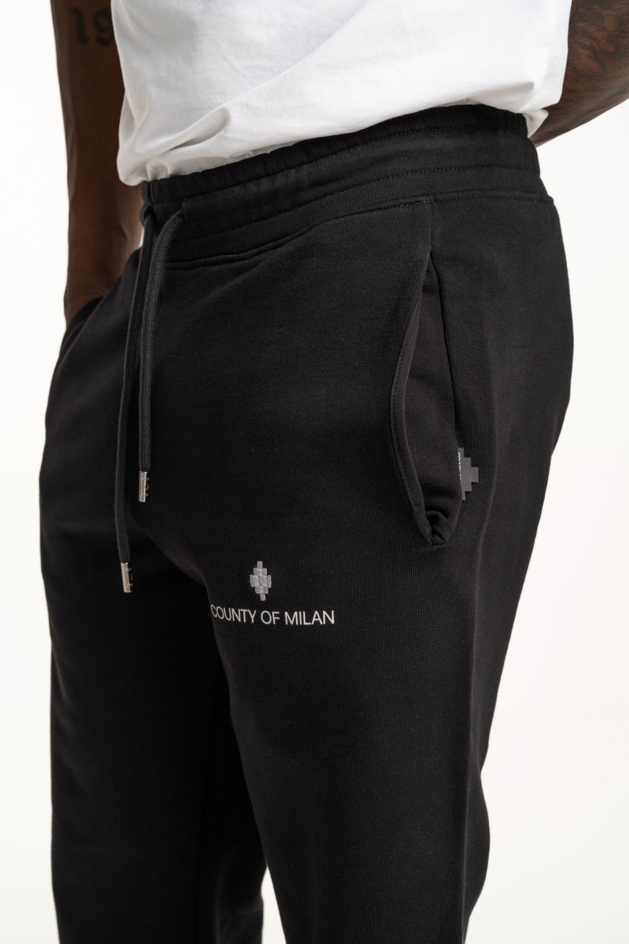 County of Milan Men's Sweatpants Black | S6CMMAFP091-110