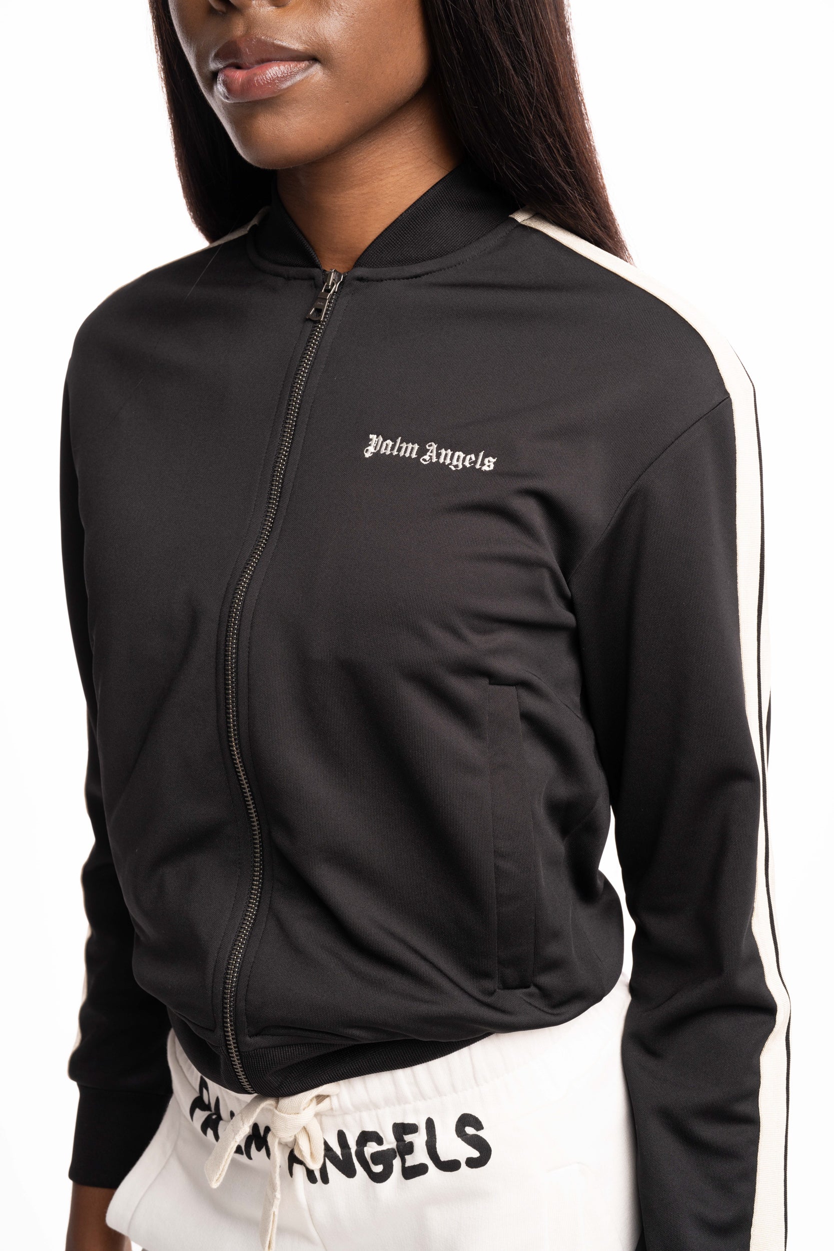 Palm Angels Ladies Classic Logo Track Bomber | PWBD050S26FAB001-1003