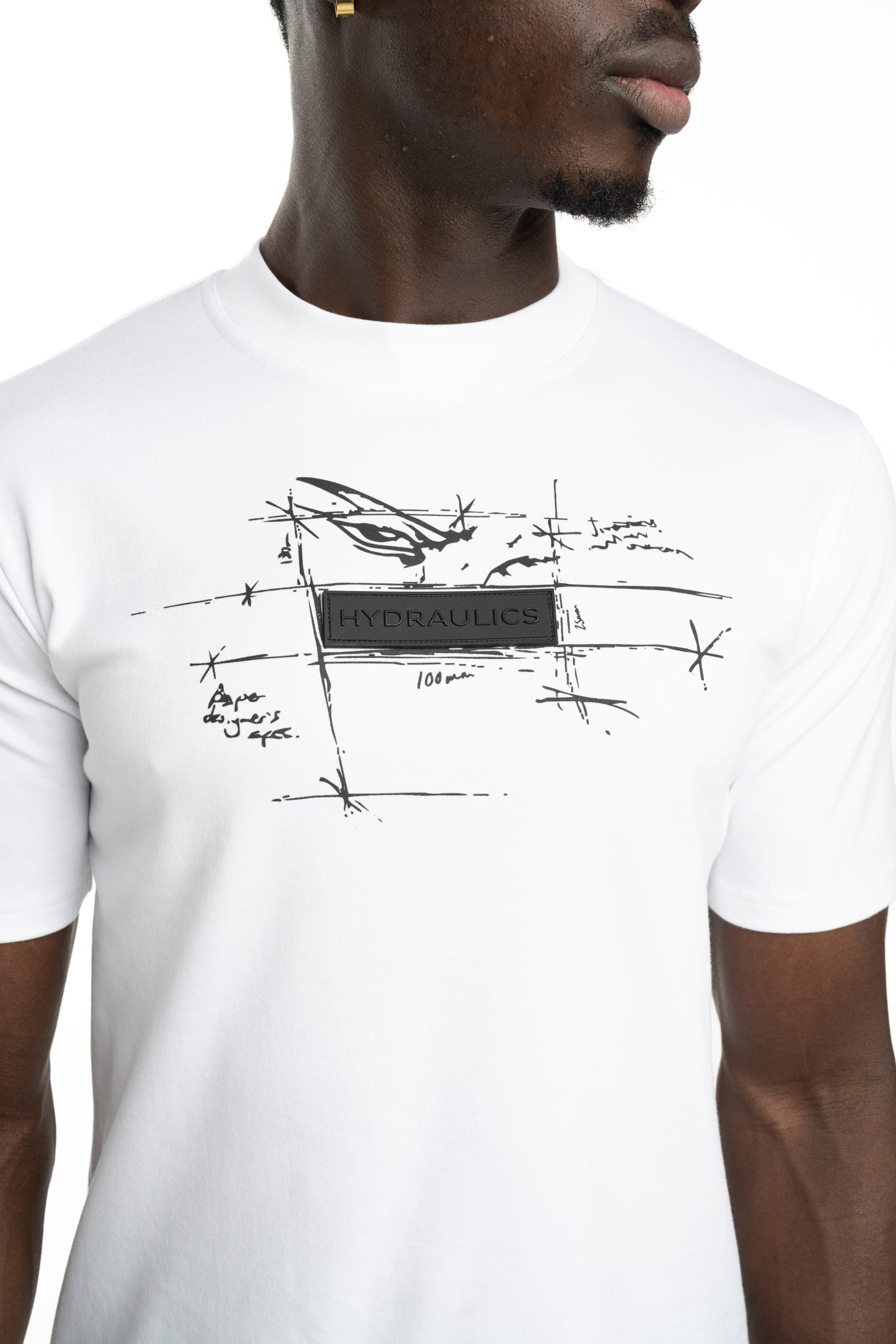 Hydraulics Draftsman Regular Fit T-Shirt White
