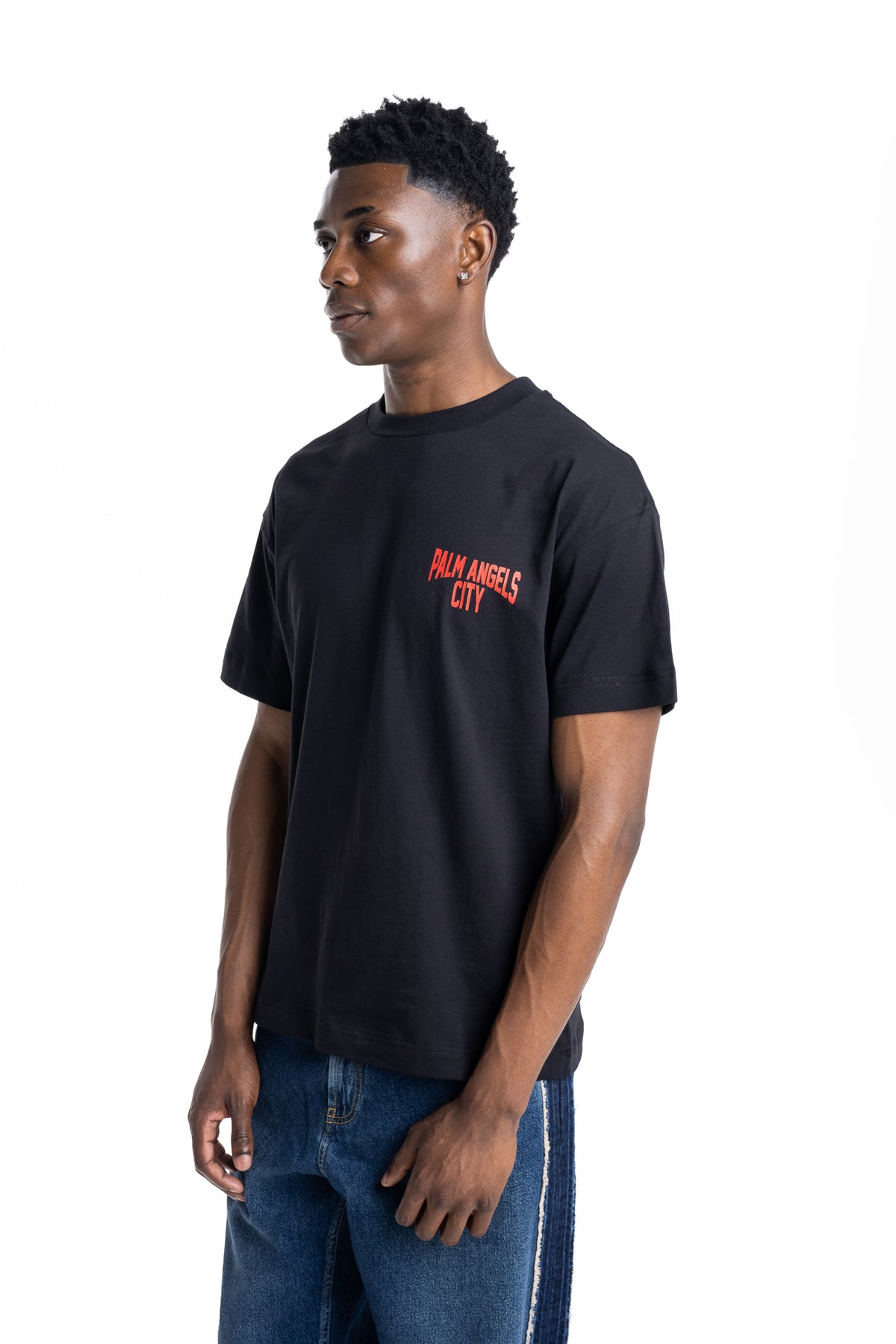 Palm Angels Men's Palm City T Shirt | PMAAT01J99ZO-1040