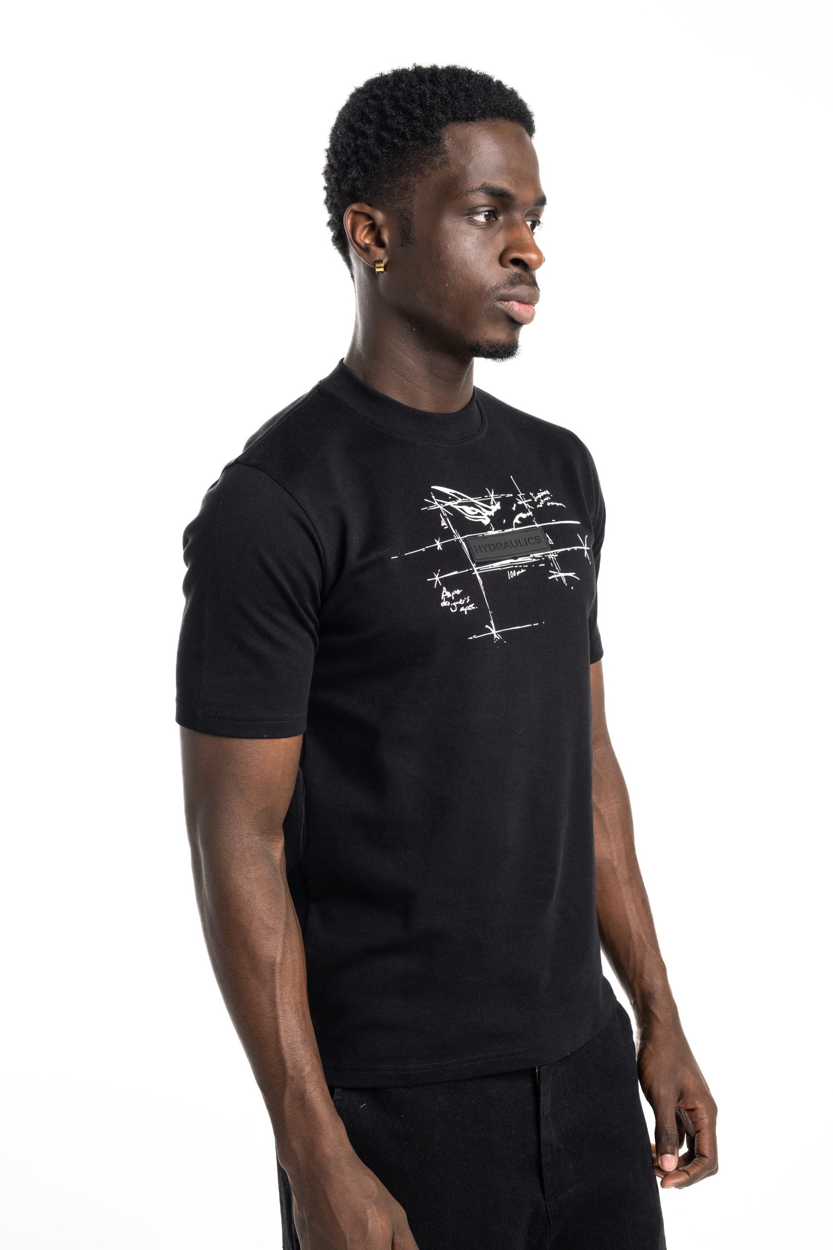 Hydraulics Draftsman Regular Fit T-Shirt Black