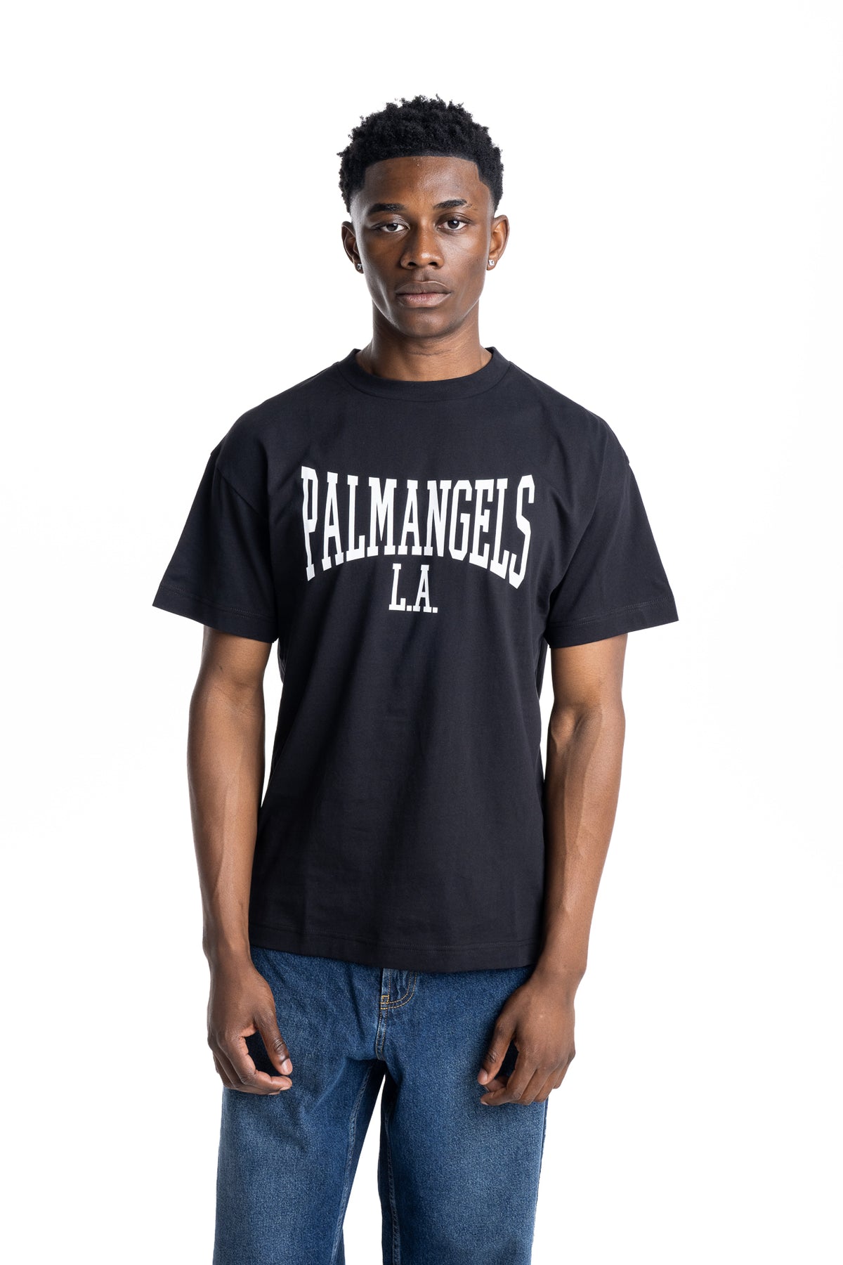 Palm Angels Men's Palm LA T Shirt | PMAAT01J99ZN-1001