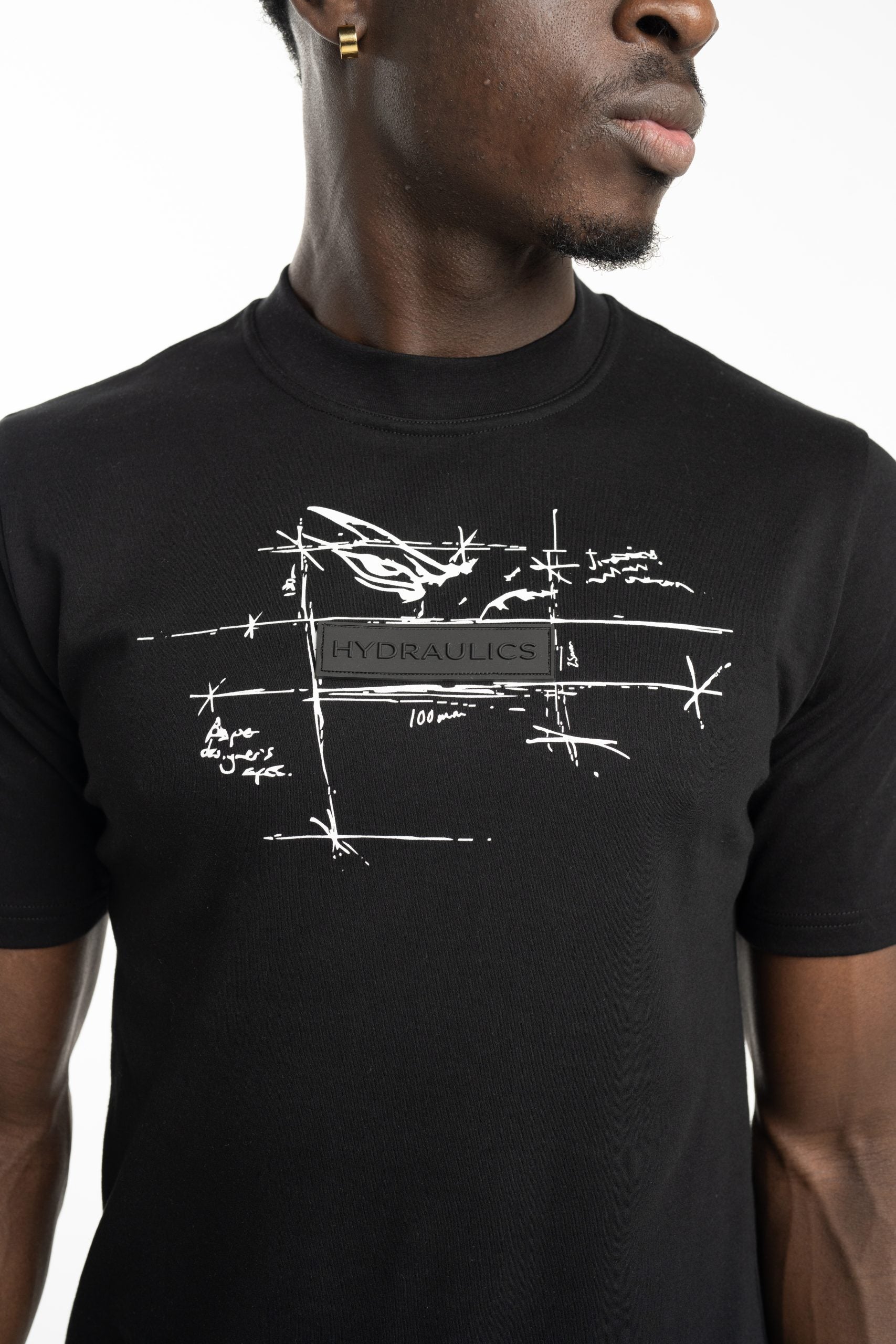 Hydraulics Draftsman Regular Fit T-Shirt Black