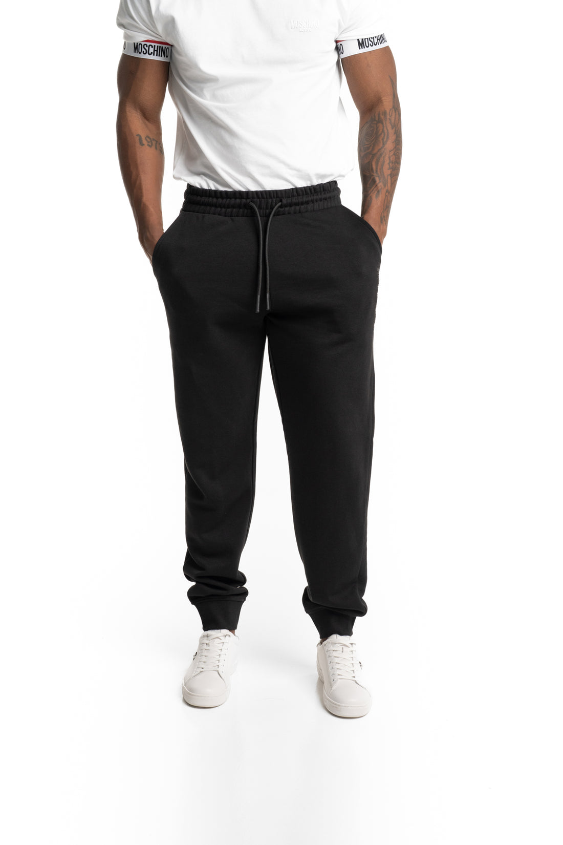 John Richmond Men's Sekhu Fleece Pants | UMP26008PARDI-Black
