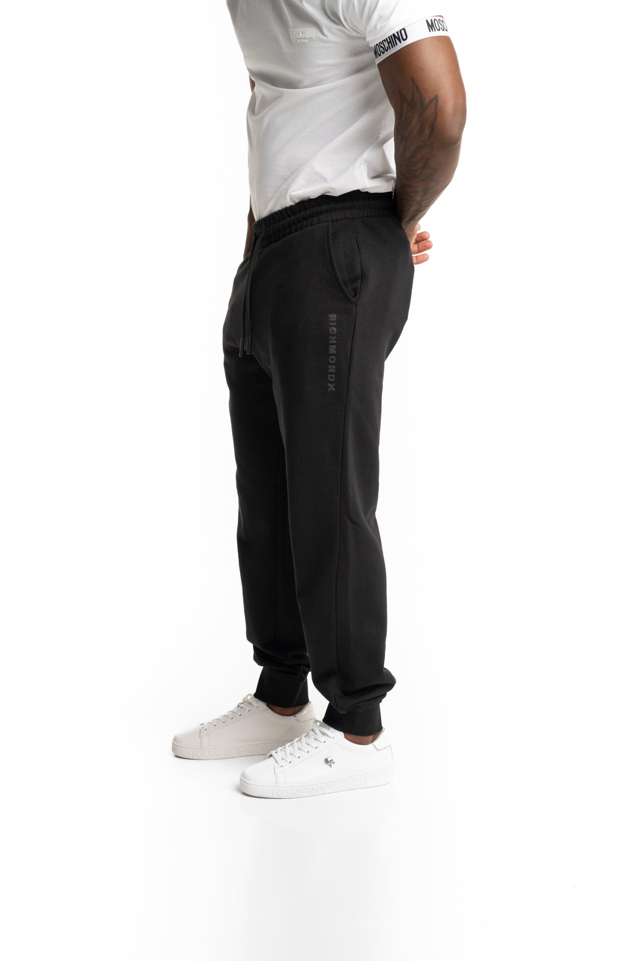 John Richmond Men's Sekhu Fleece Pants | UMP26008PARDI-Black