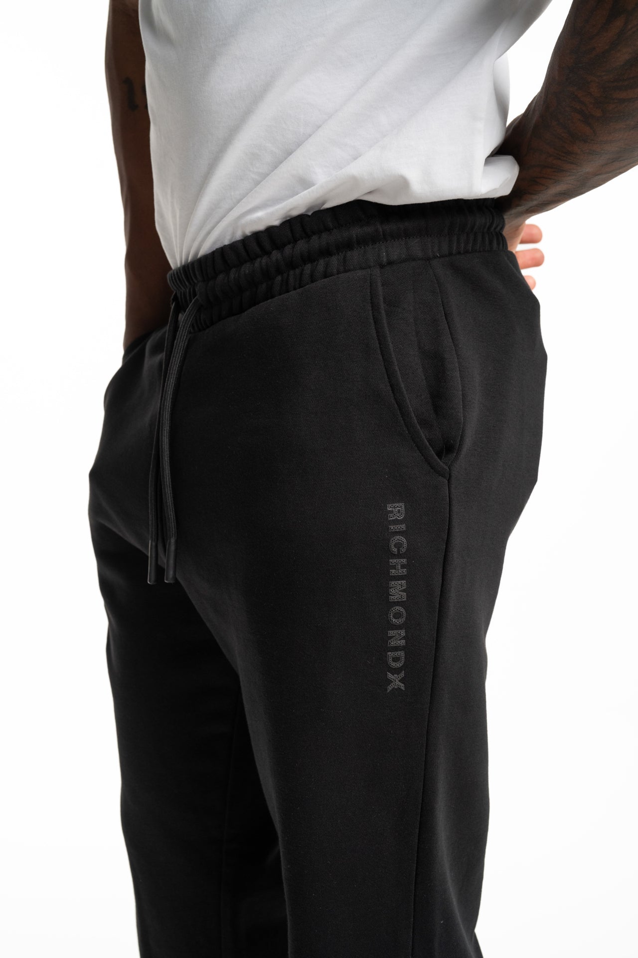 John Richmond Men's Sekhu Fleece Pants | UMP26008PARDI-Black