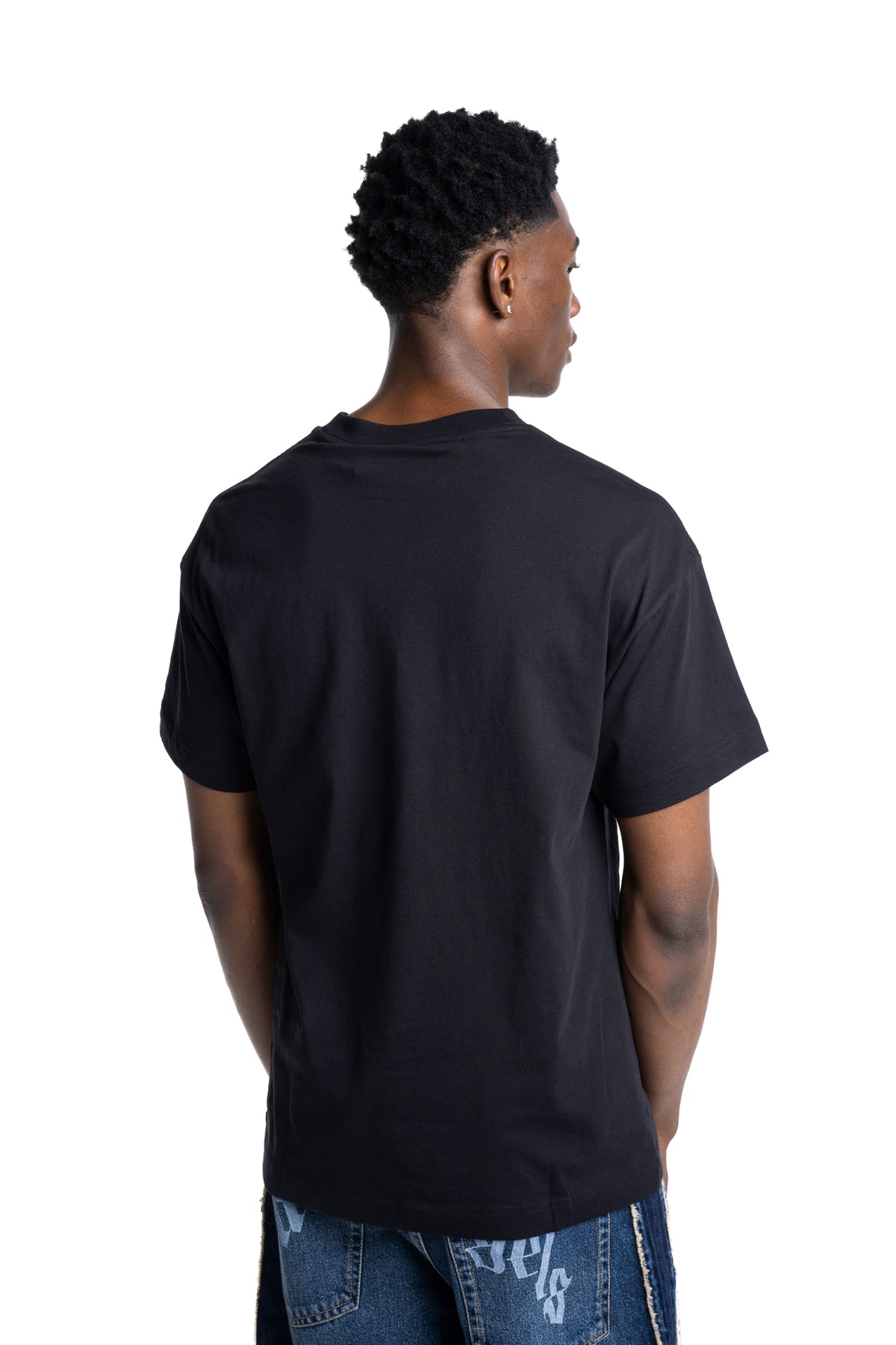 Palm Angels Men's Melted Logo T Shirt | PMAAT01J99ZL-1001