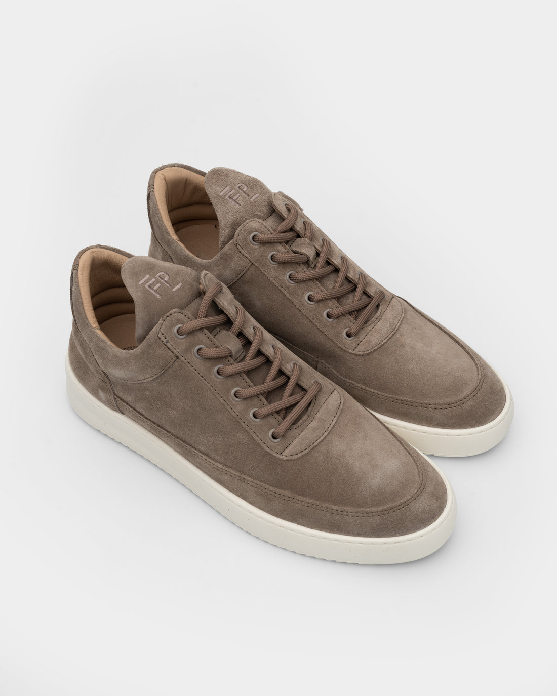 Filling Pieces Men's Low Top Suede Organic Earth | 122410300188-228