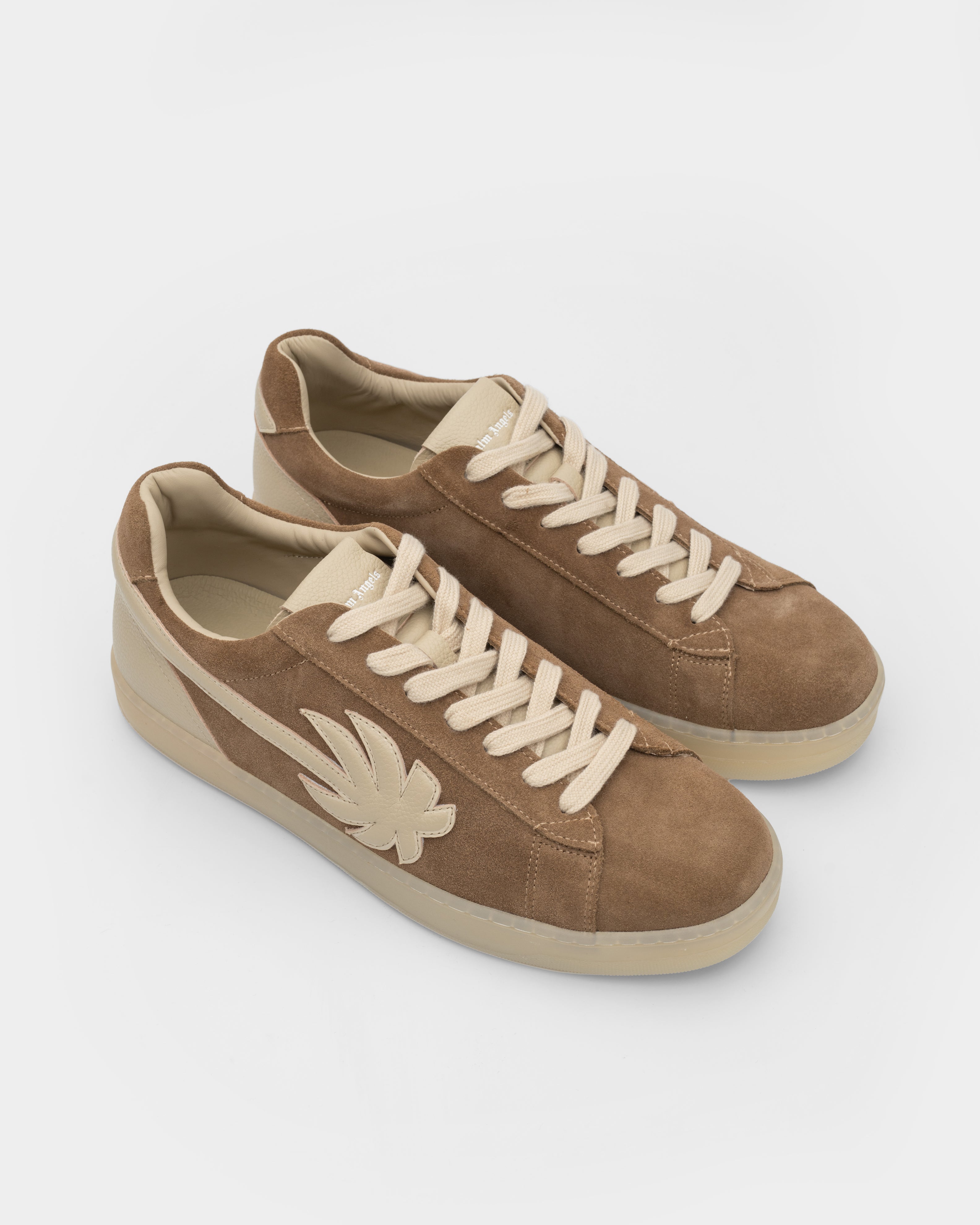 Palm Angels Men's Palm Tennis Suede Sneakers | PMIA111S26LEA001-600B