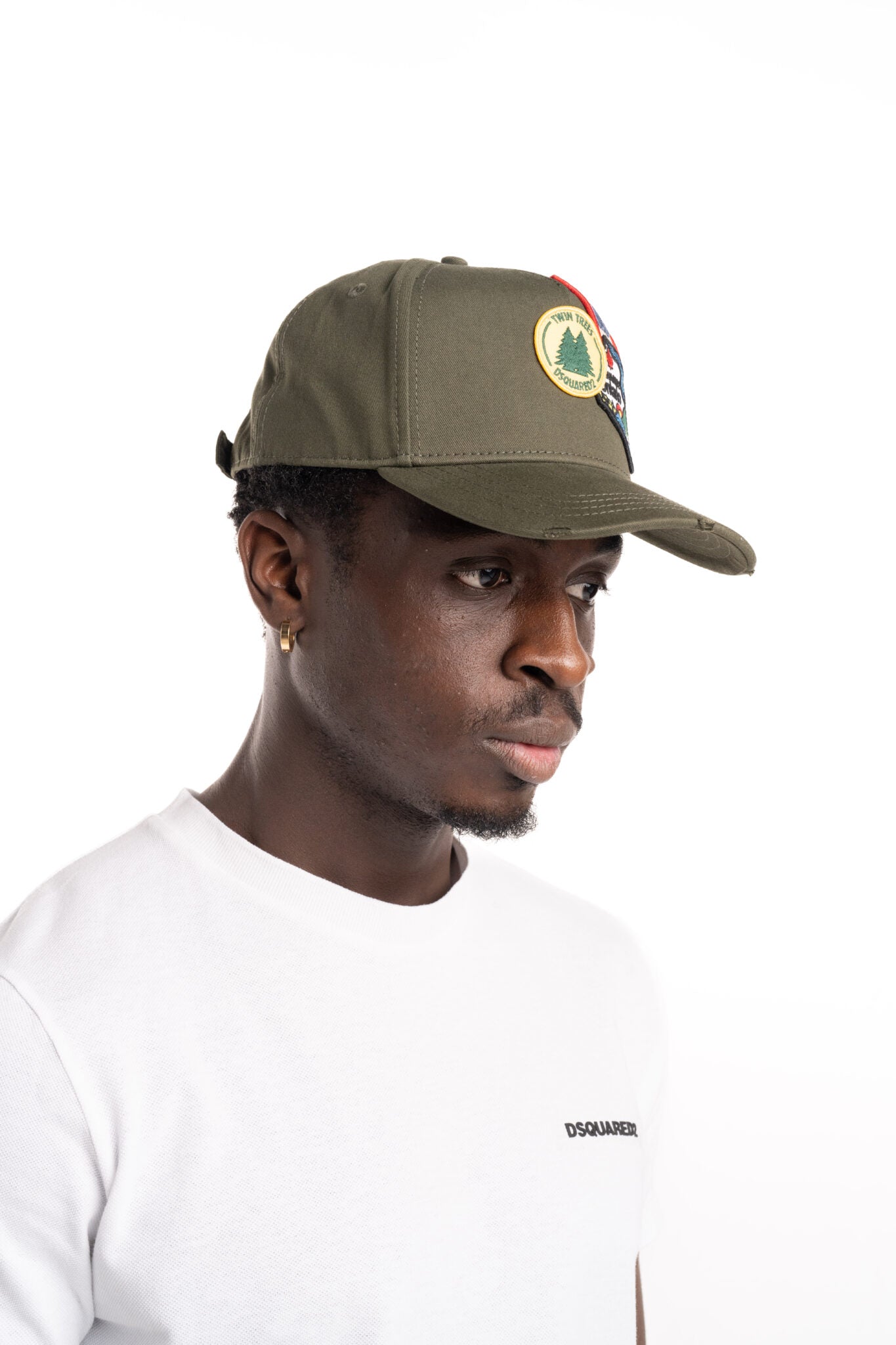 Dsquared2 Men's Canadian Patch Baseball Cap BCM0891 05C00001 8102