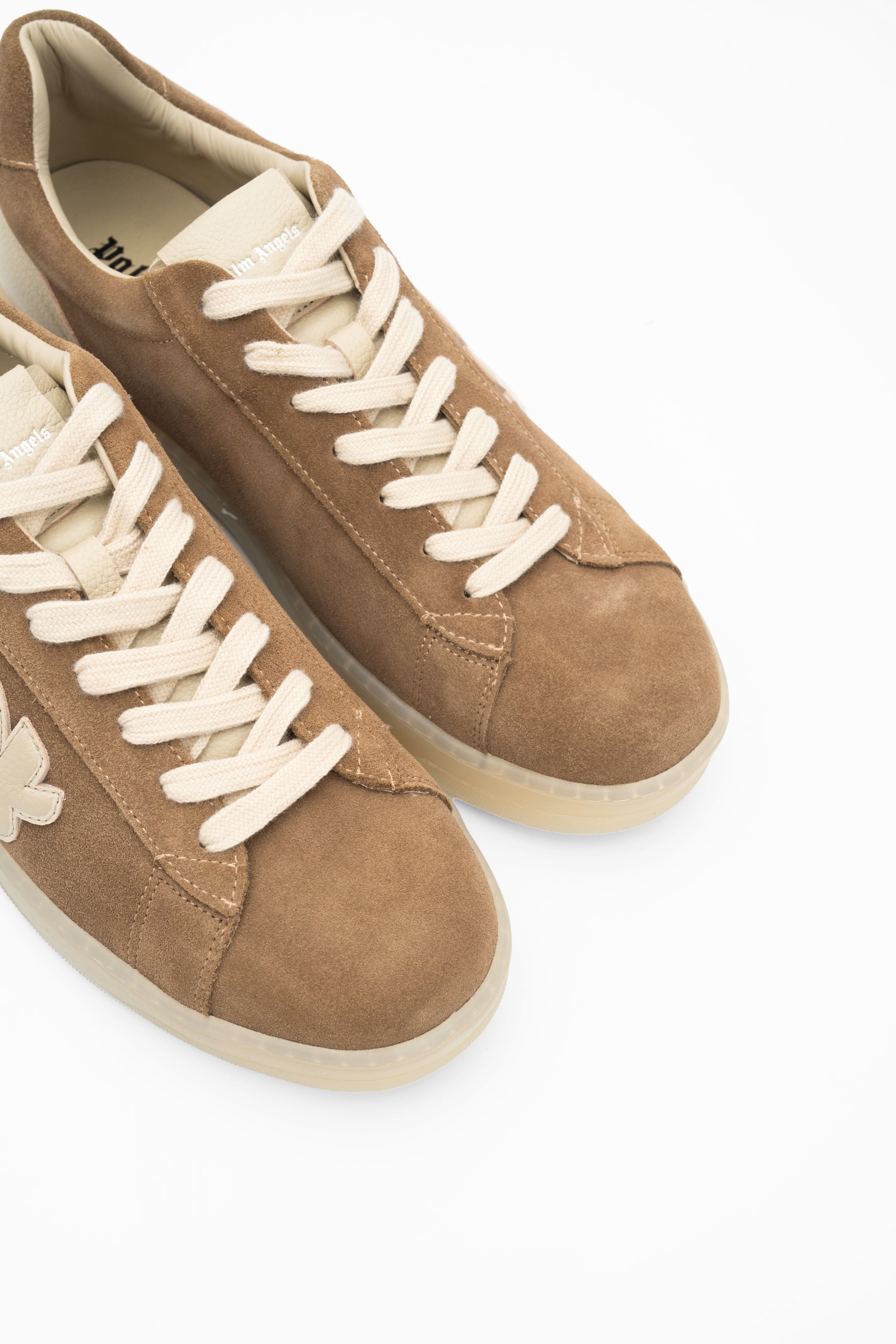 Palm Angels Men's Palm Tennis Suede Sneakers | PMIA111S26LEA001-600B