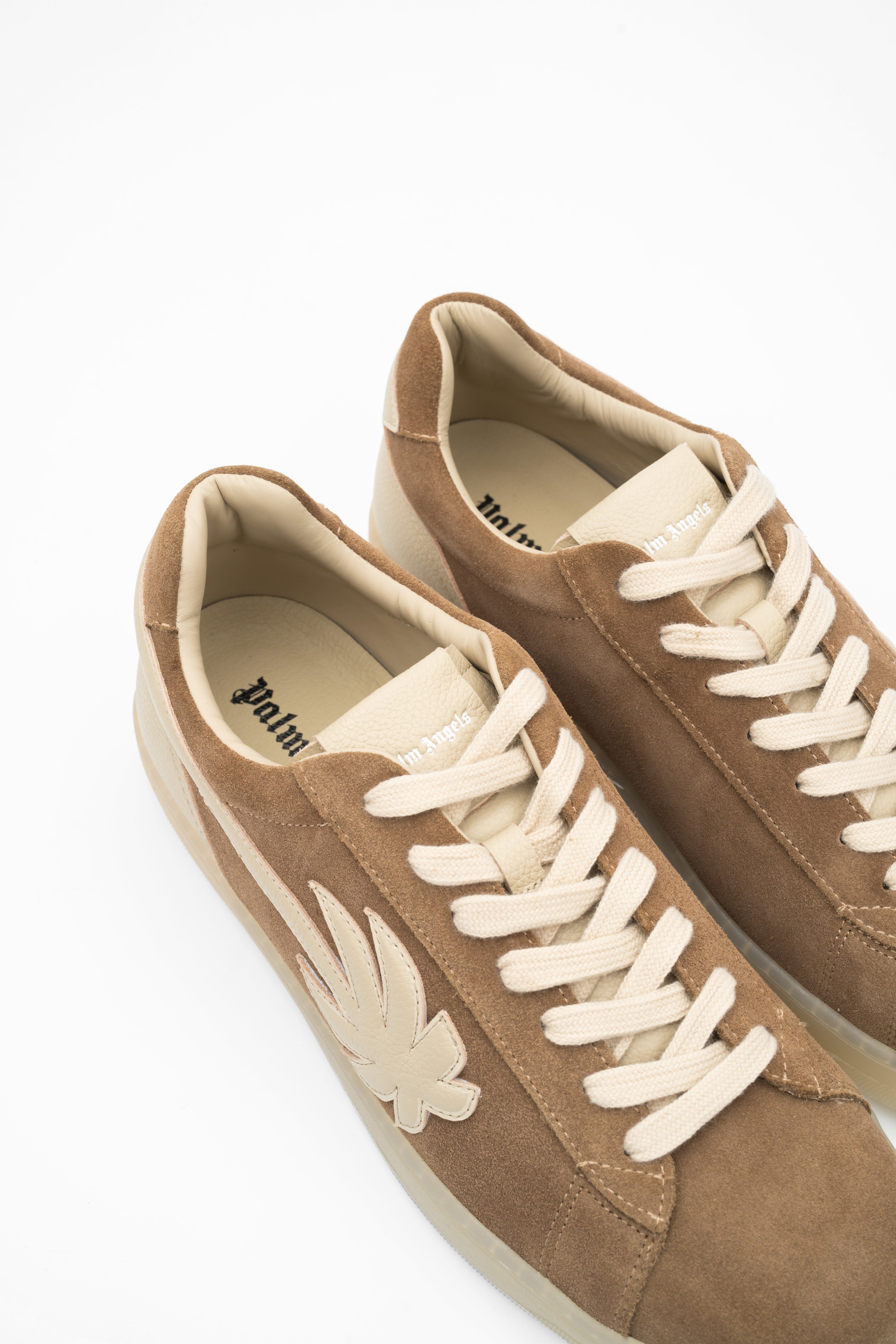 Palm Angels Men's Palm Tennis Suede Sneakers | PMIA111S26LEA001-600B