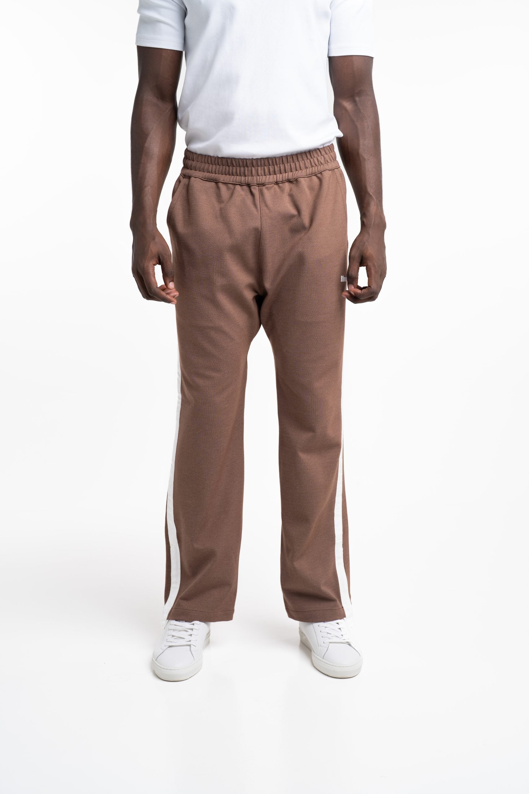 Rhude Men's Hampton Track Pant Taupe | RHSS25TP02220-0004