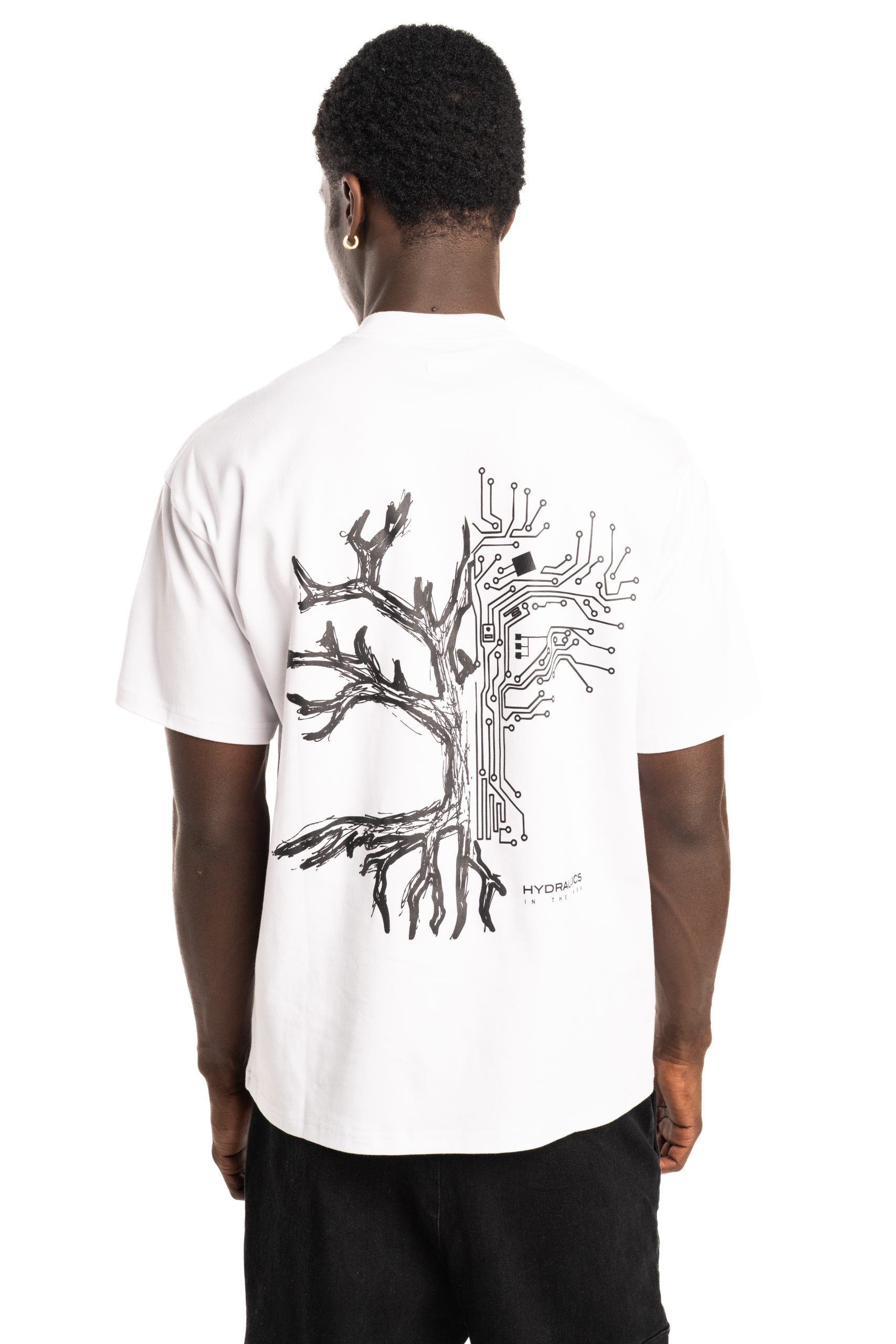 Hydraulics In The Park Oversized Fit T Shirt White