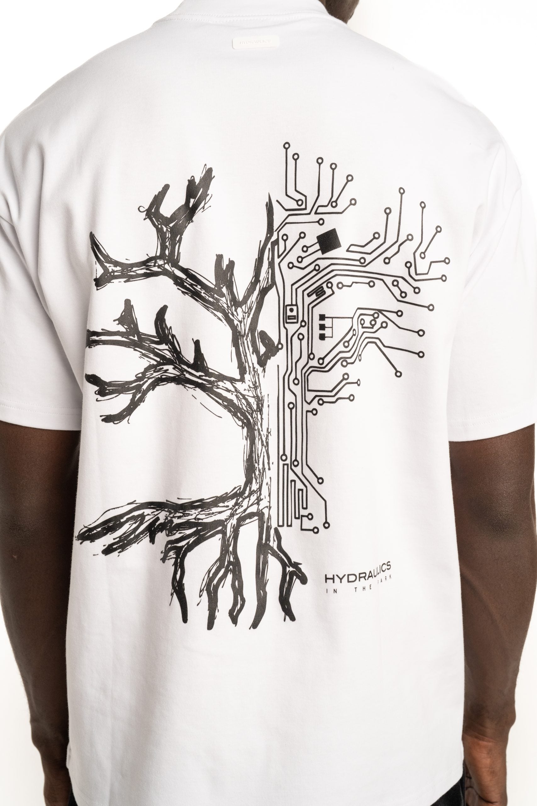 Hydraulics In The Park Oversized Fit T Shirt White