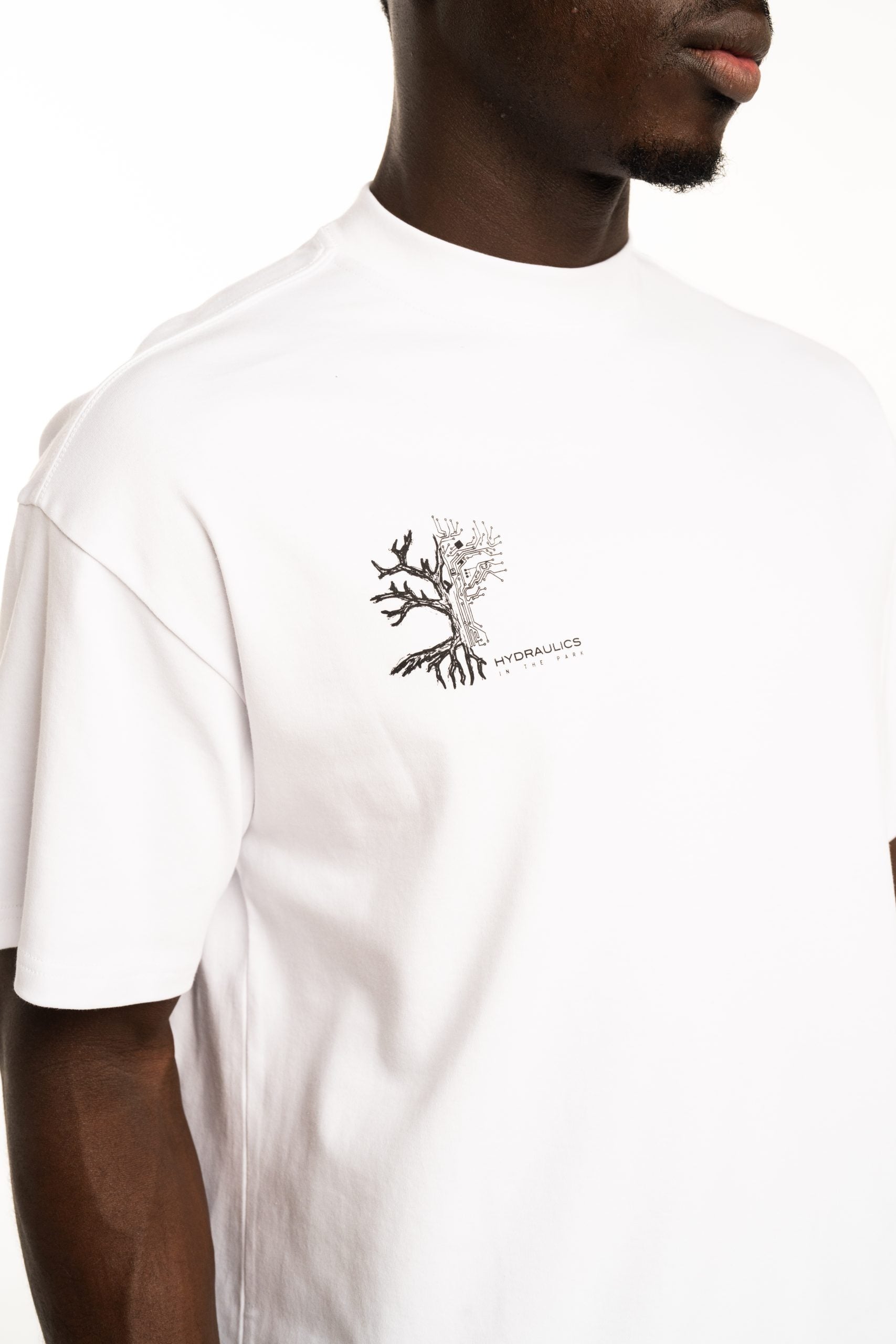 Hydraulics In The Park Oversized Fit T Shirt White