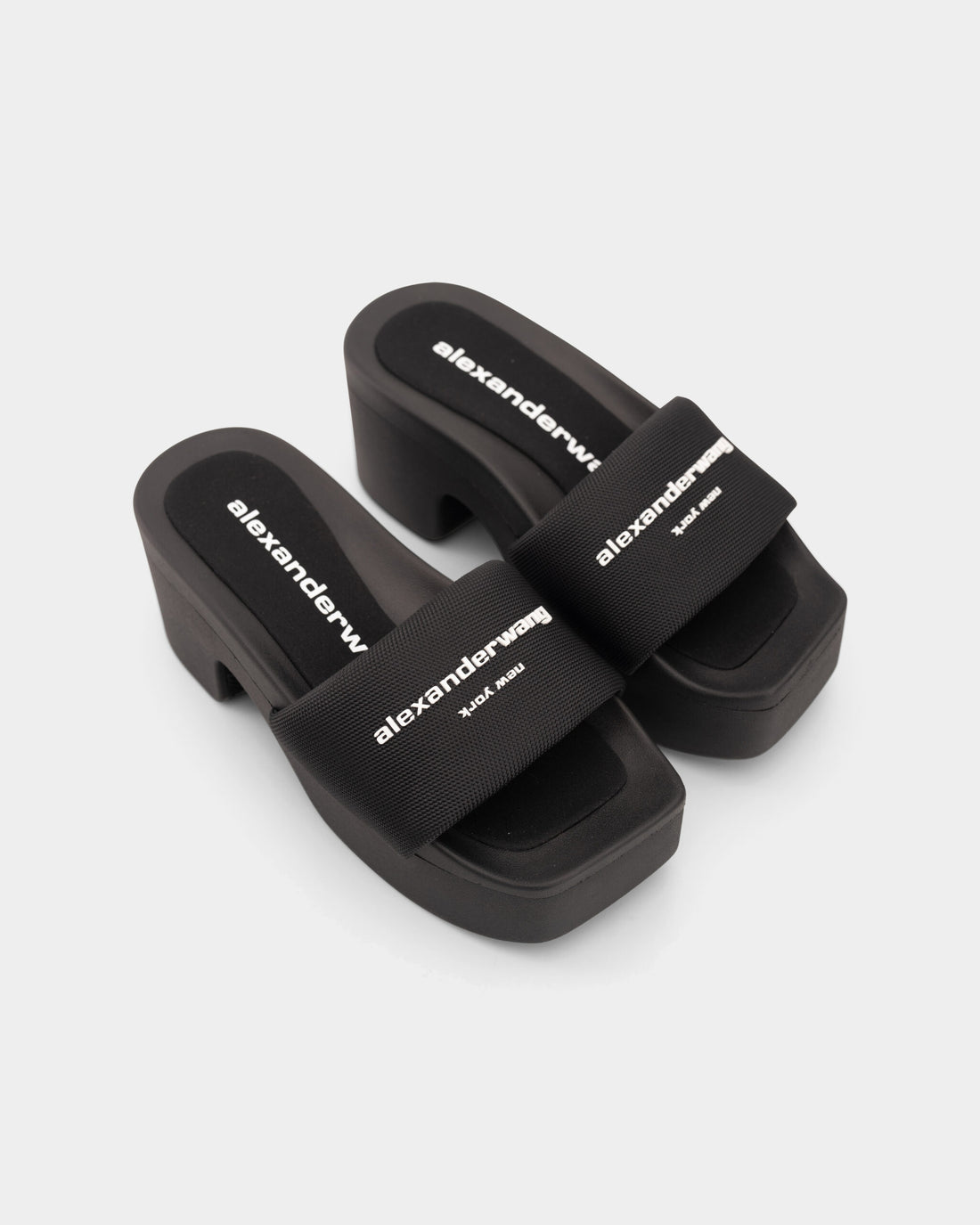 Alexander Wang Platform Slide Black | 30322S020-001
