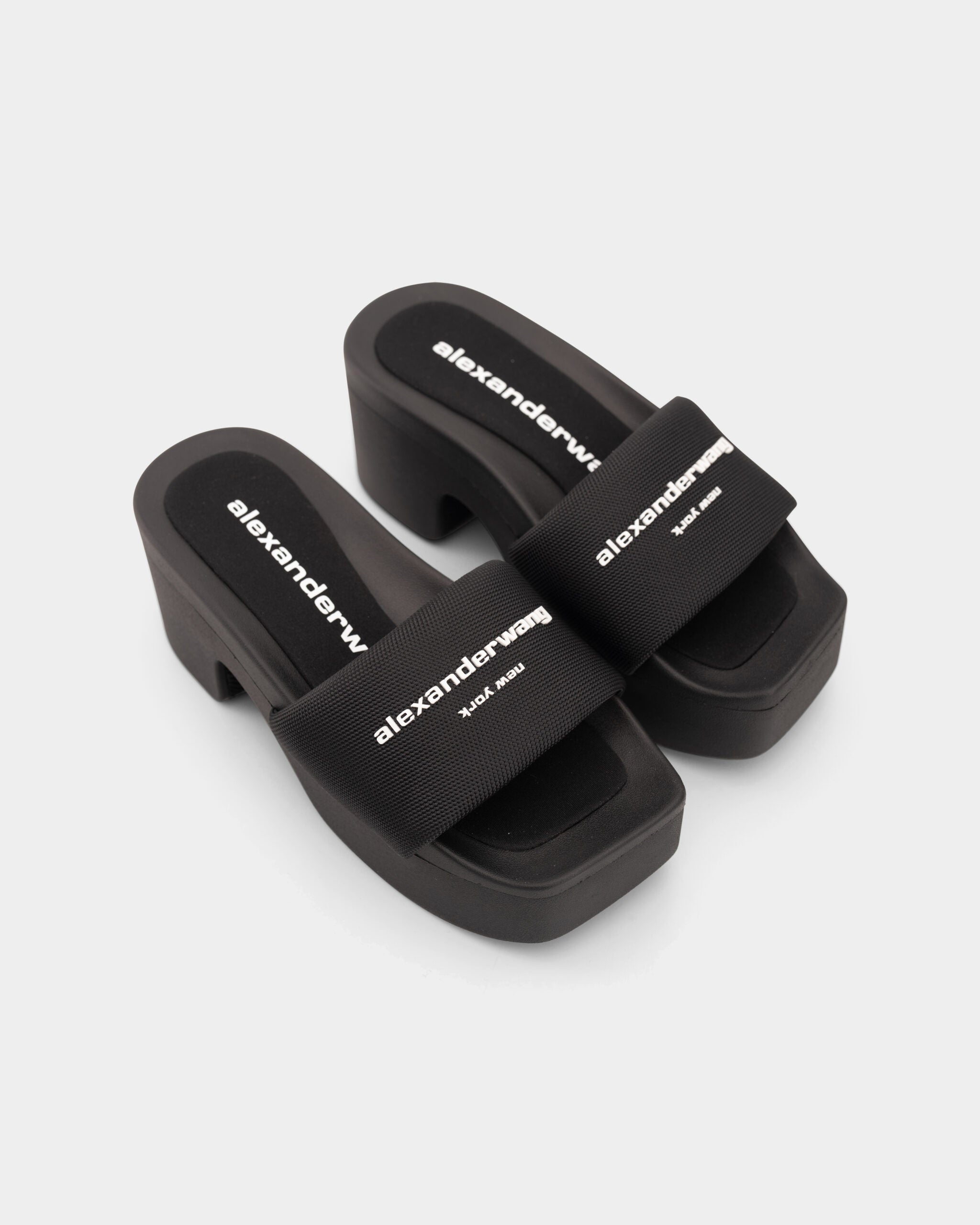 Alexander Wang Platform Slide Black | 30322S020-001