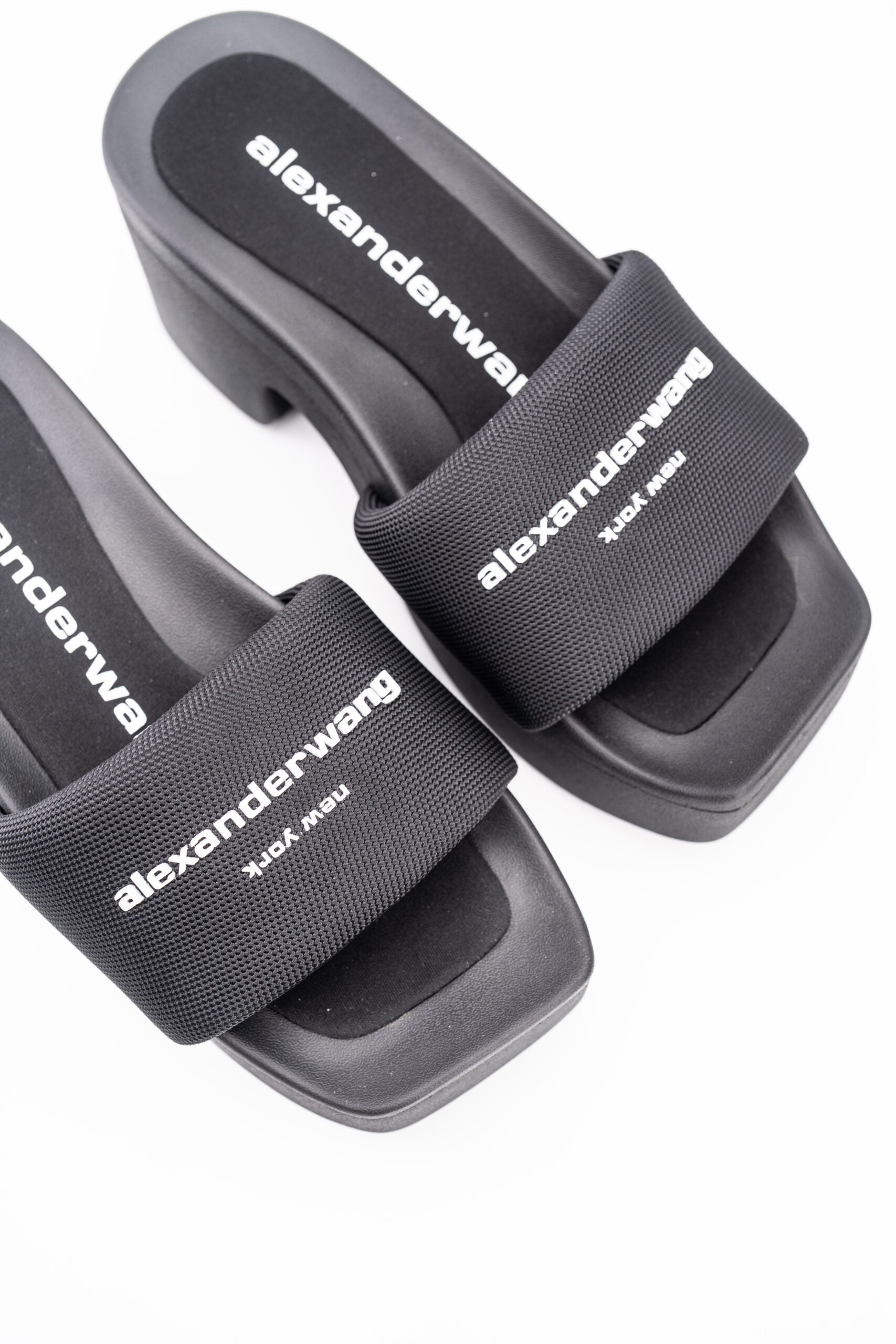 Alexander Wang Platform Slide Black | 30322S020-001