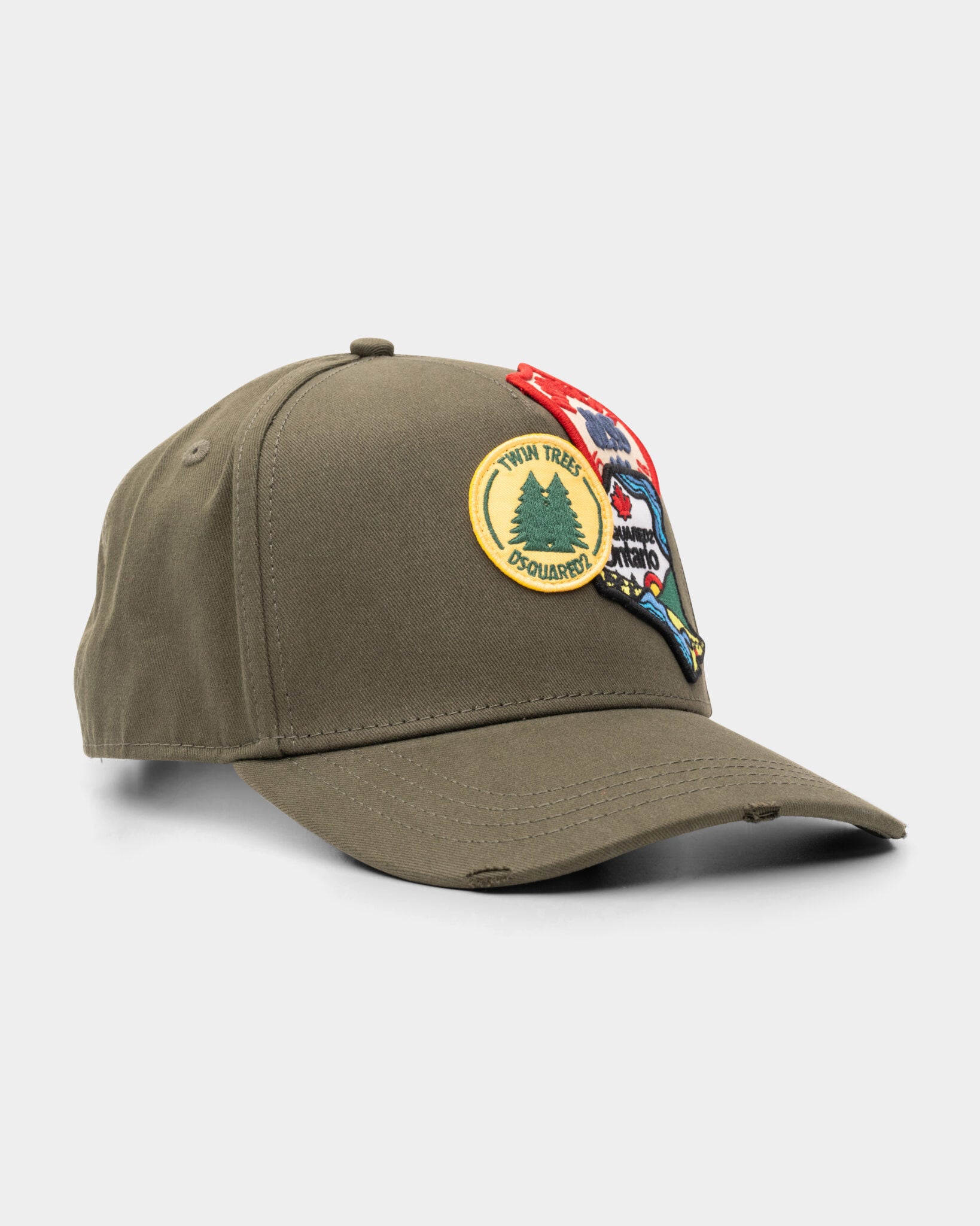 Dsquared2 Men's Canadian Patch Baseball Cap BCM0891 05C00001 8102
