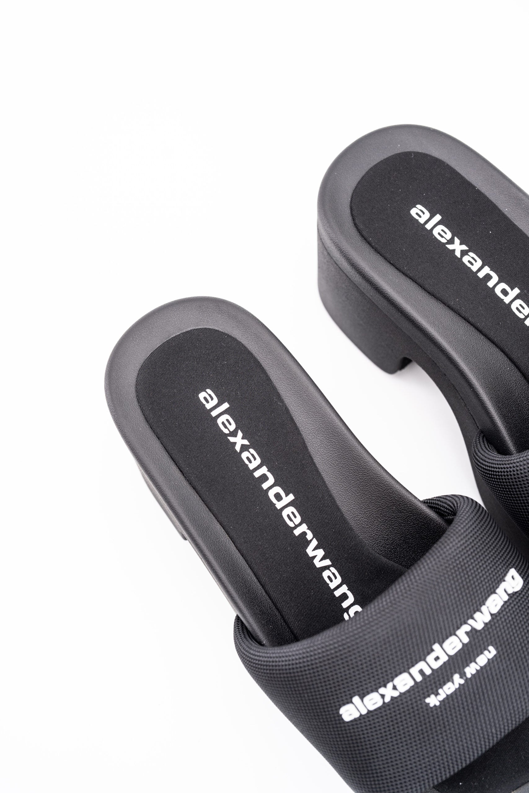 Alexander Wang Platform Slide Black | 30322S020-001