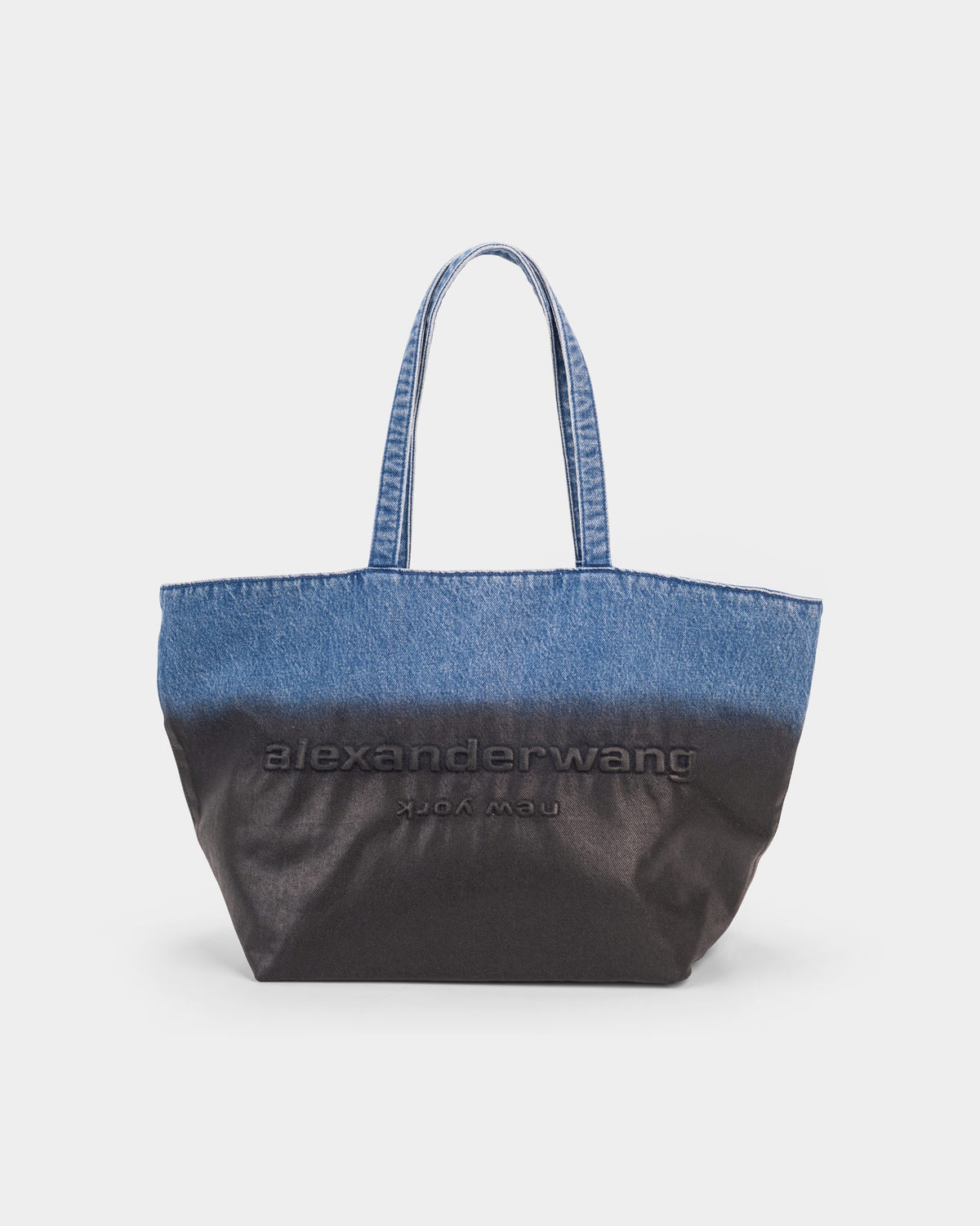 Alexander Wang Punch Tote Vintage Marbled Blue/Black | 20126T04T-400D