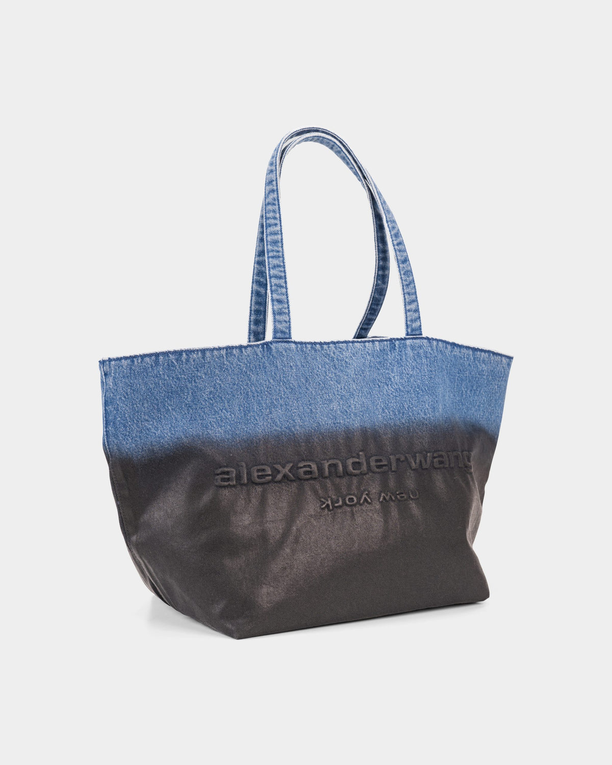 Alexander Wang Punch Tote Vintage Marbled Blue/Black | 20126T04T-400D