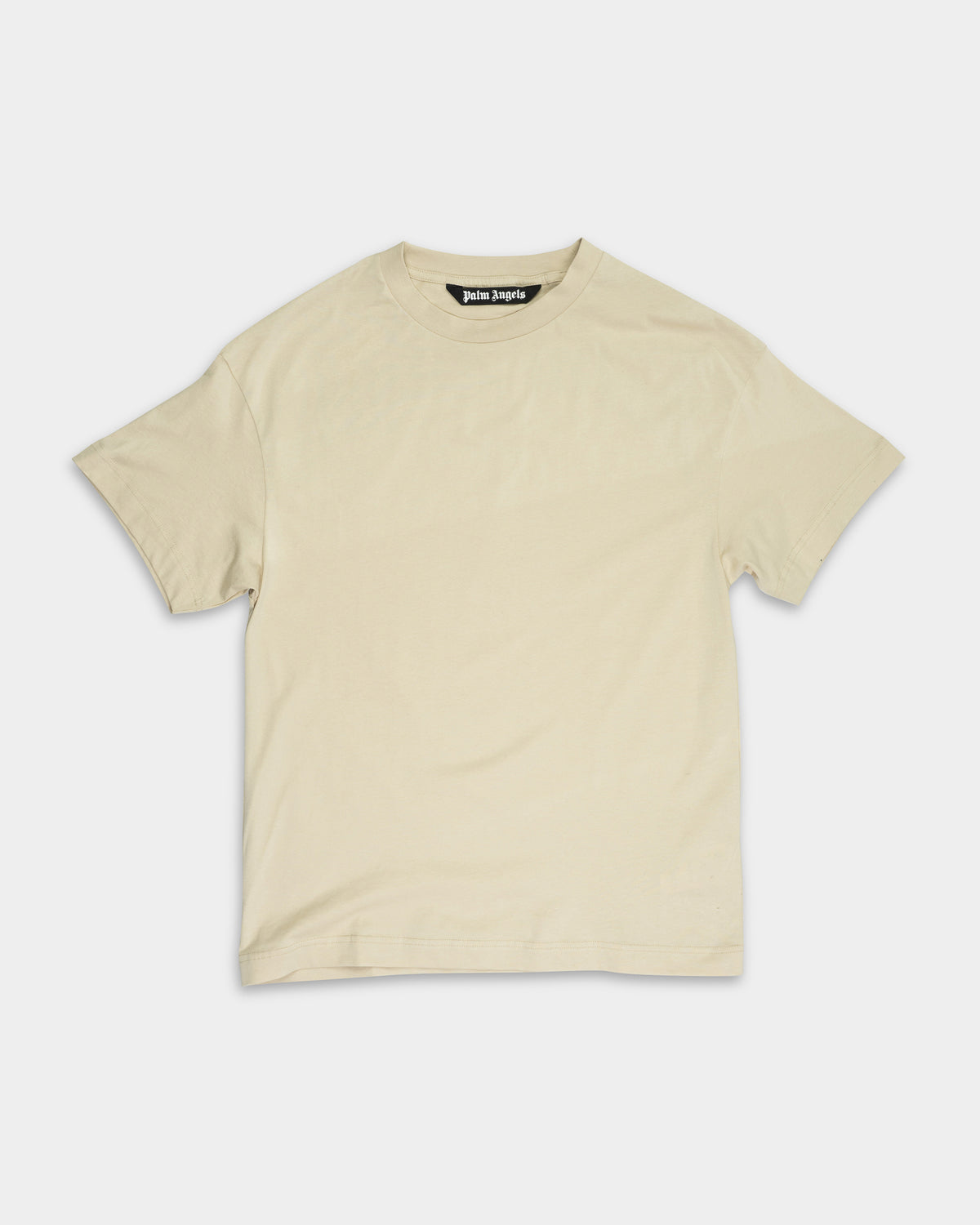 Palm Angels Men's Curved Logo T Shirt | PMAAT01J99A4-0K10