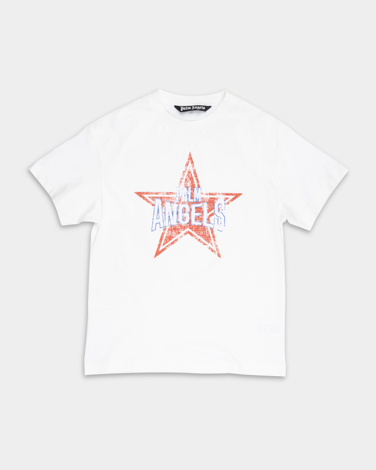 Palm Angels Men's Big Star Logo T Shirt | PMAAT01J99WI-0140