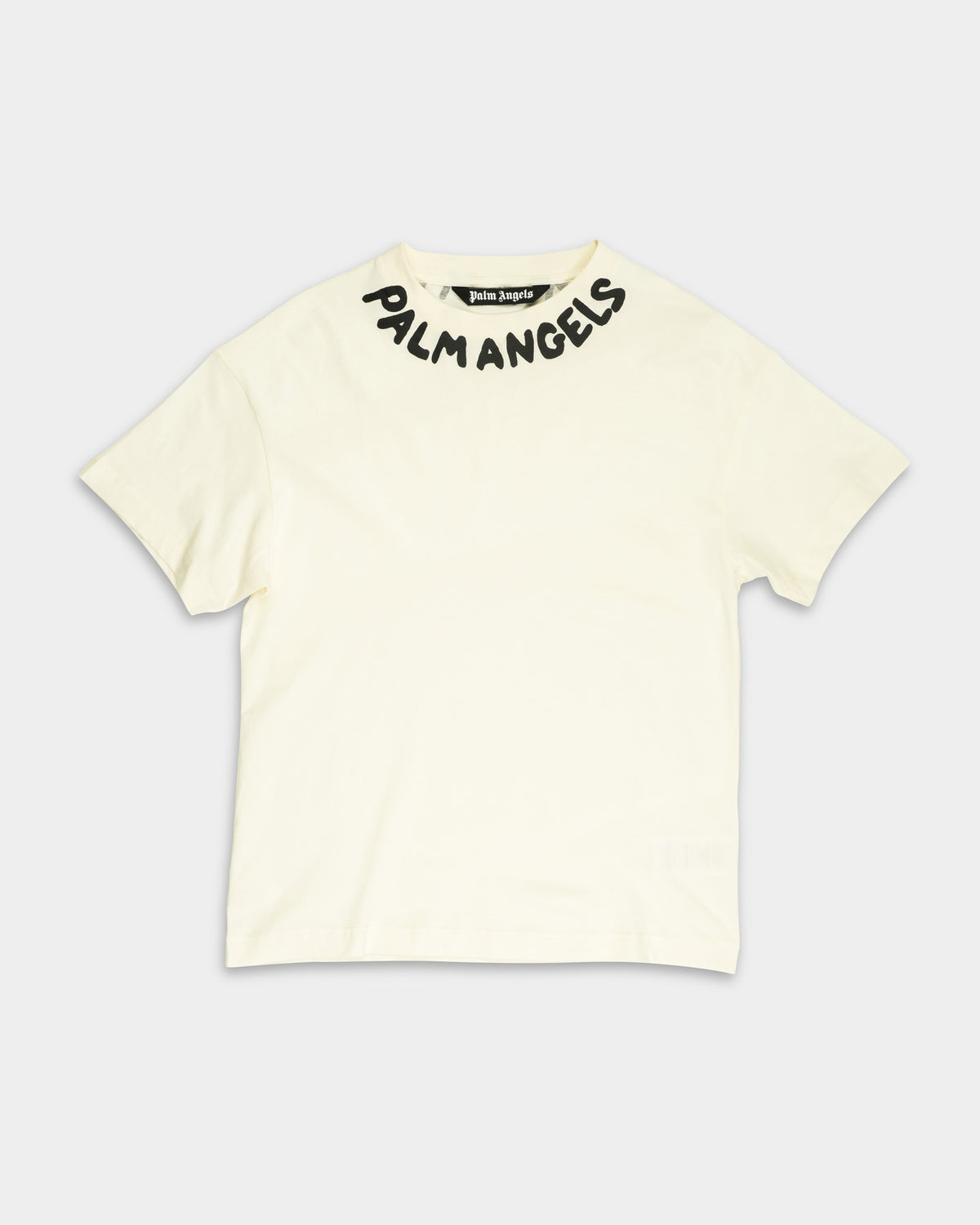 Palm Angels Men's Neck Logo Miami T Shirt | PMAAT01J99ZD-0L10