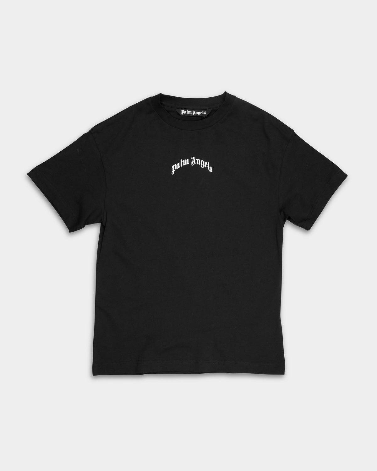 Palm Angels Men's Double Curved Logo T Shirt | PMAAT01J99ZI-1001