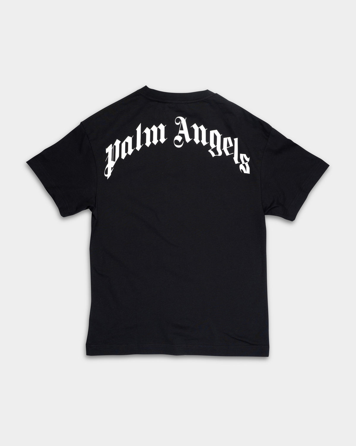 Palm Angels Men's Double Curved Logo T Shirt | PMAAT01J99ZI-1001