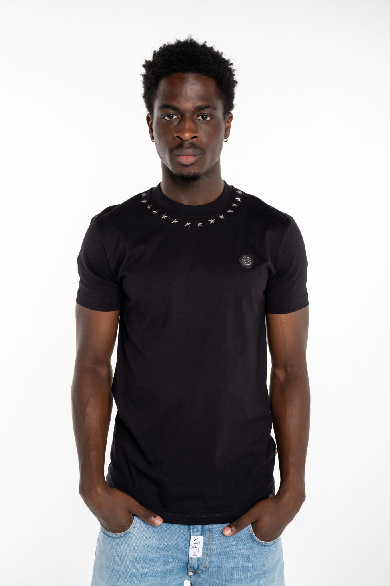 Philipp Plein Men's T Shirt Round Neck SS MTK7493 PJY002N 02