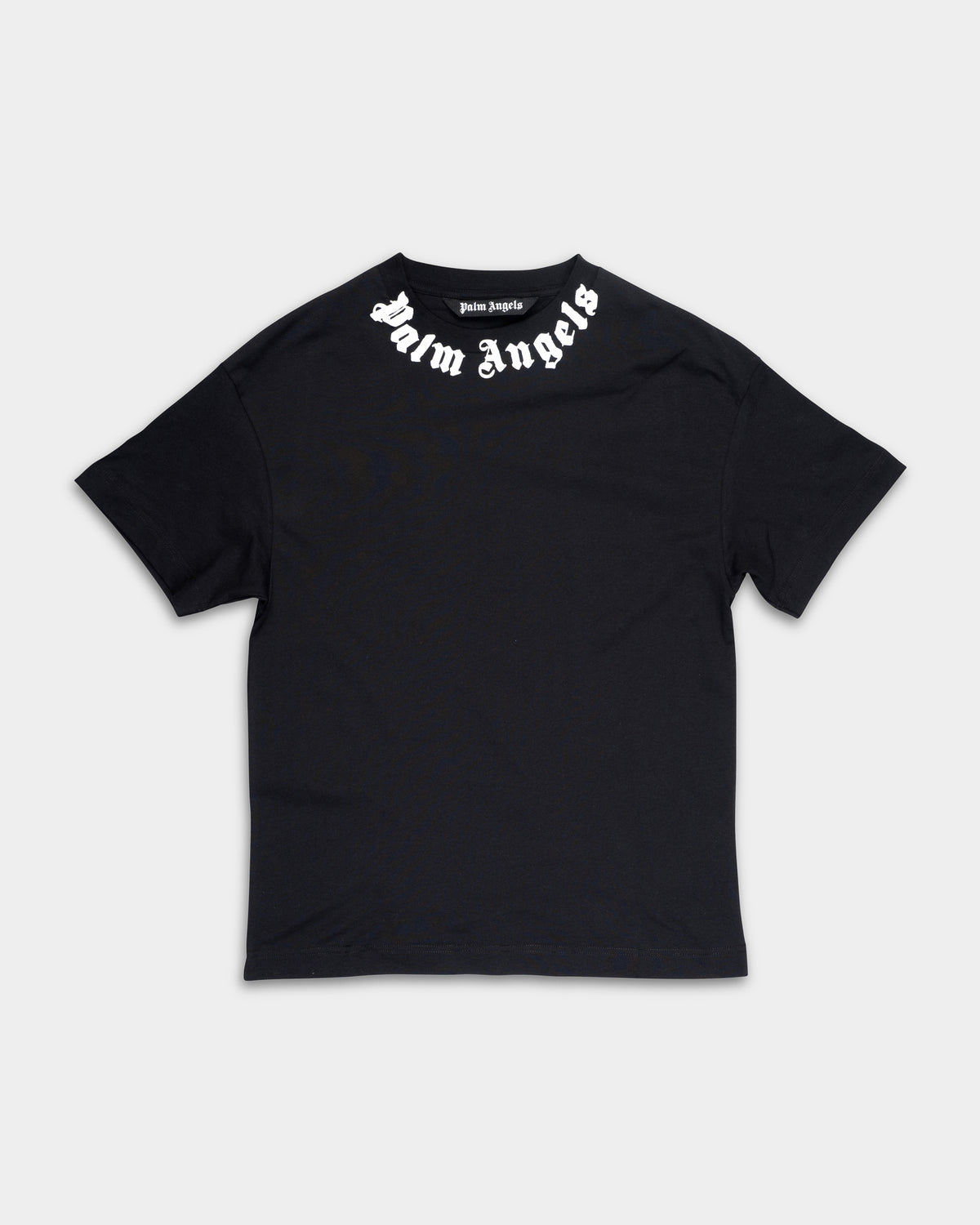 Palm Angels Men's Neck Logo Neon T Shirt | PMAAT01J99ZA-1001