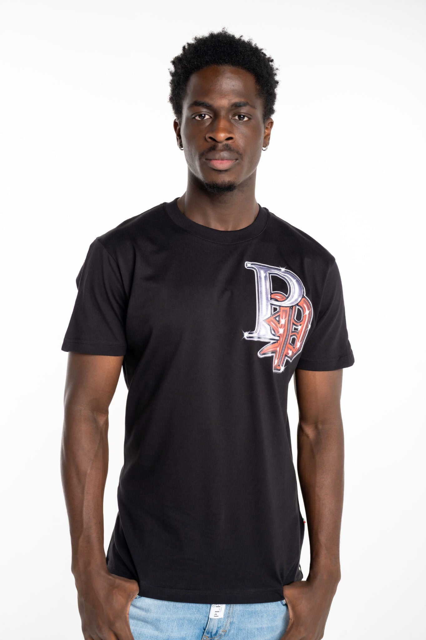 Philipp Plein Men's Skully Gang SS Round Neck T Shirt MTK6777 PJY002N 02
