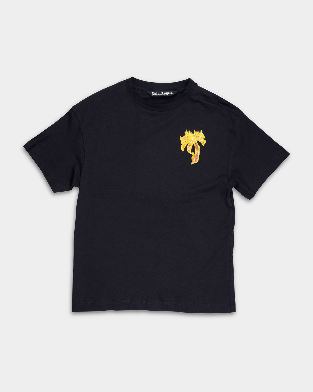Palm Angels Men's Burning Palm T Shirt | PMAAT01J99ZV-1090