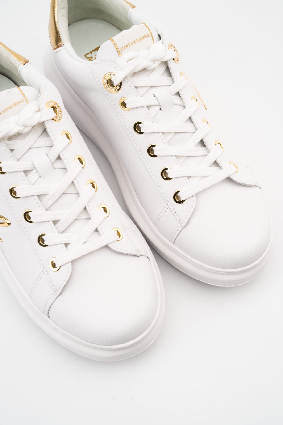 (Core) Karl Lagerfeld Women's Kapri Signia Lace Lthr Sneaker KL62510A 01G