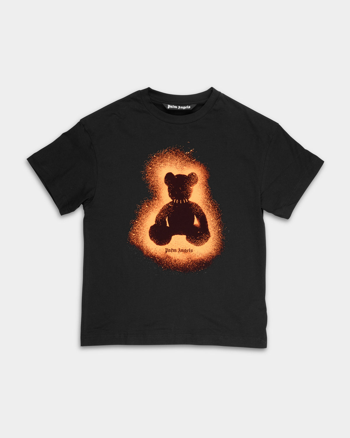 Palm Angels Men's Spray Bear T Shirt | PMAAT01J99WF-1040